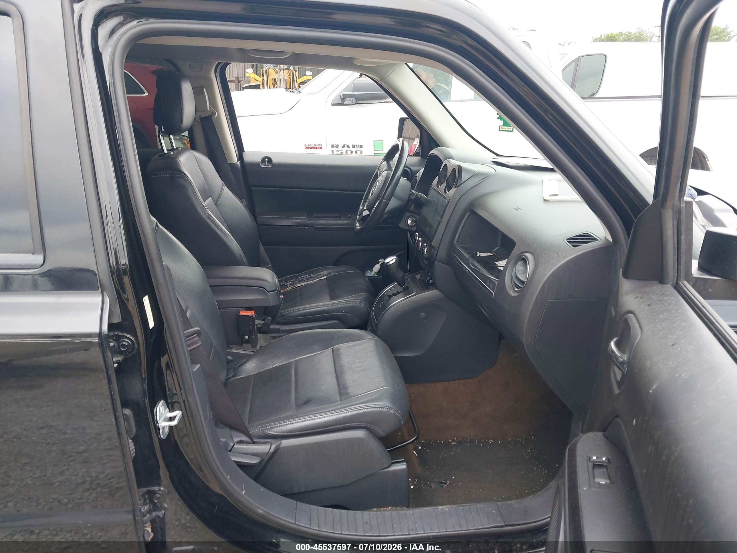 2014 Jeep Patriot High Altitude Черный vin: 1C4NJPFA1ED857441