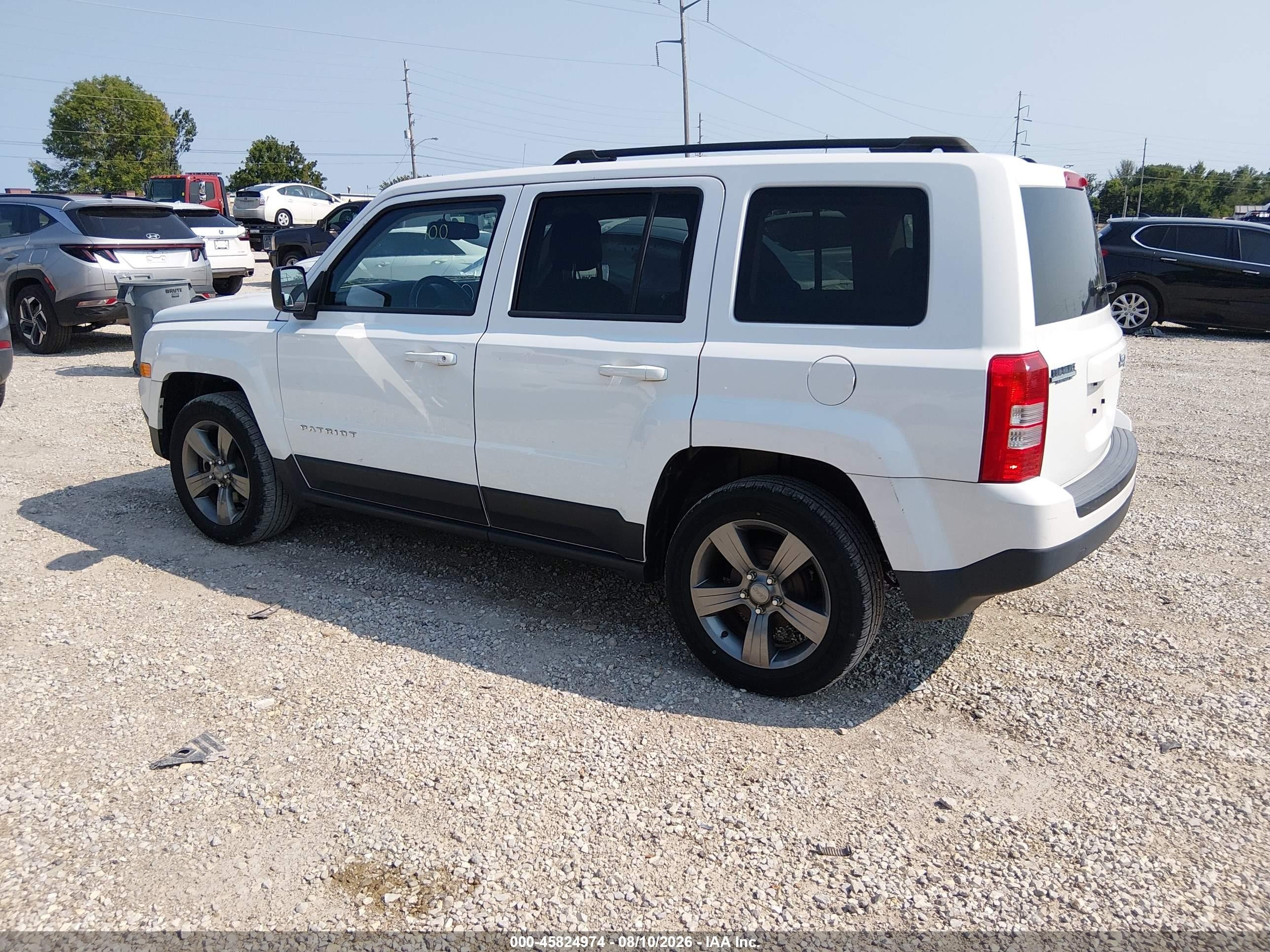 2014 Jeep Patriot High Altitude Белый vin: 1C4NJPFA1ED864566