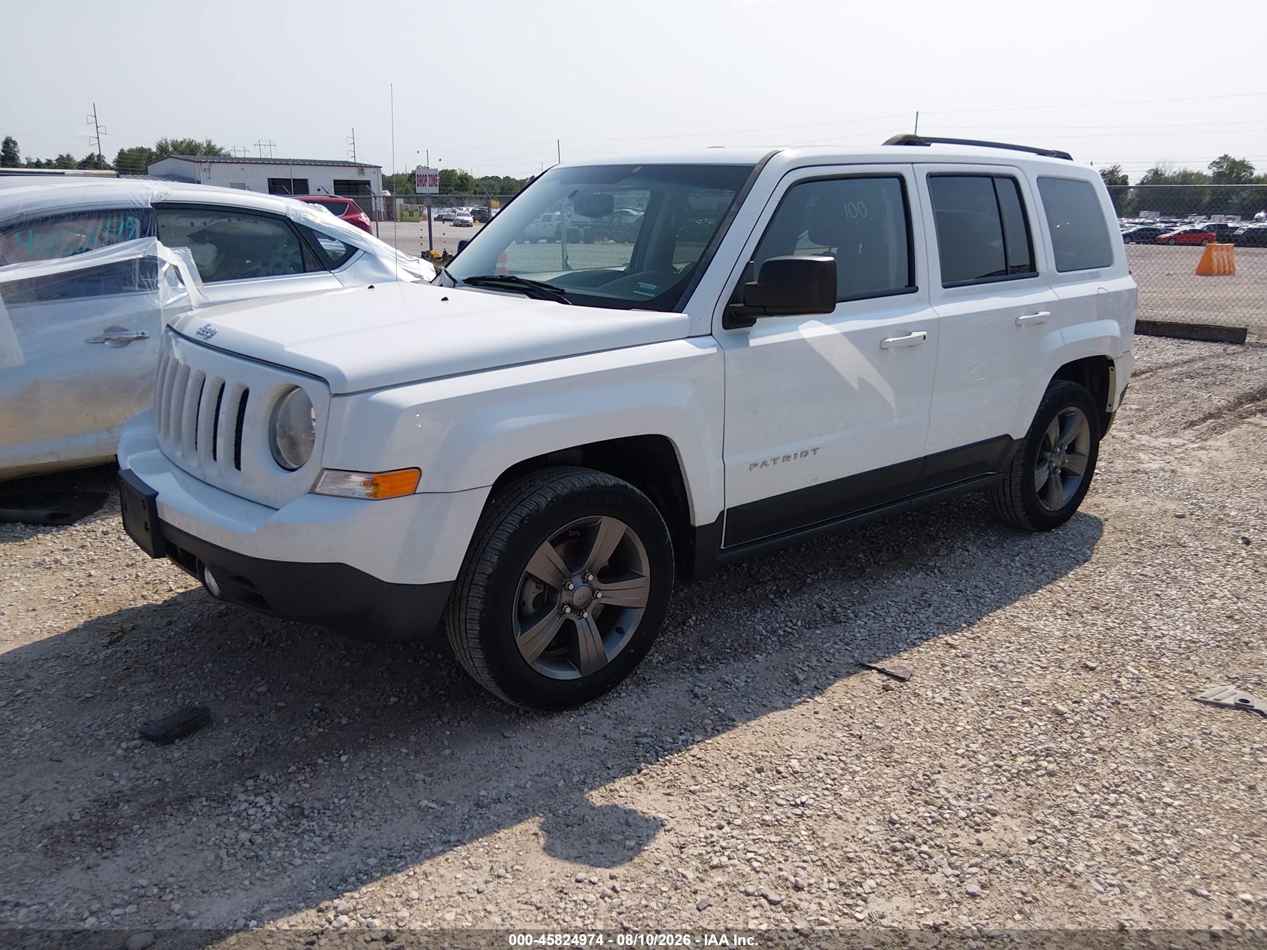 2014 Jeep Patriot High Altitude Белый vin: 1C4NJPFA1ED864566