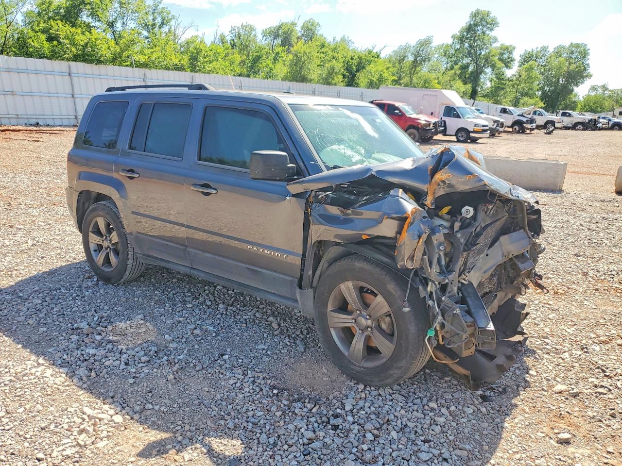 2015 Jeep Patriot Latitude Charcoal vin: 1C4NJPFA1FD314690