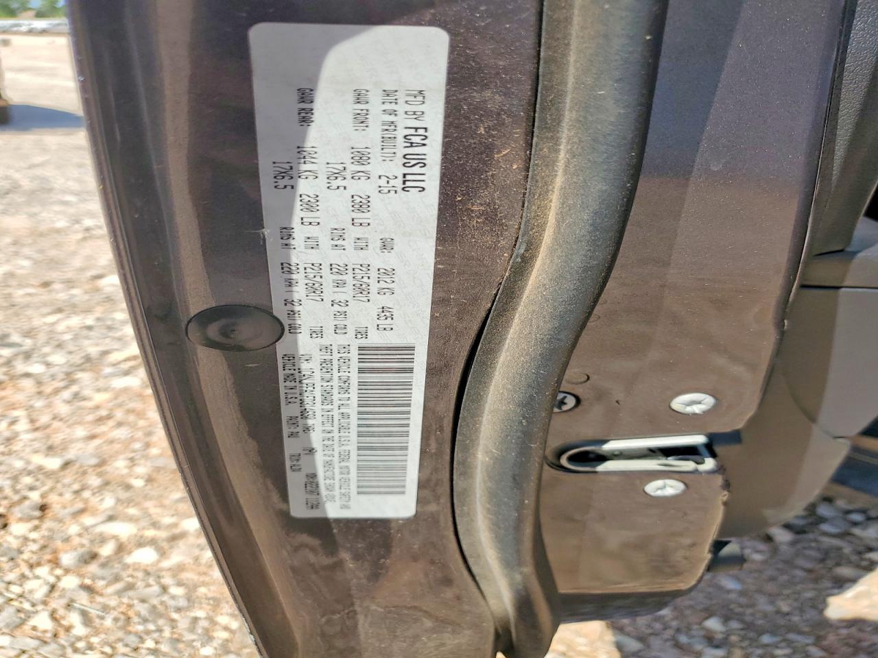 2015 Jeep Patriot Latitude Charcoal vin: 1C4NJPFA1FD314690