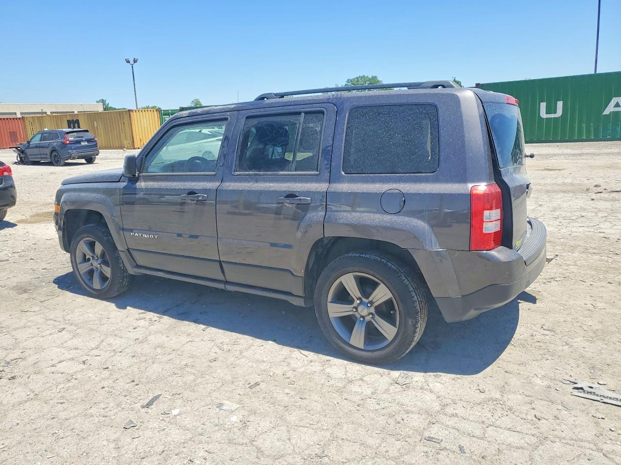 2015 Jeep Patriot Latitude Gray vin: 1C4NJPFA1FD430472