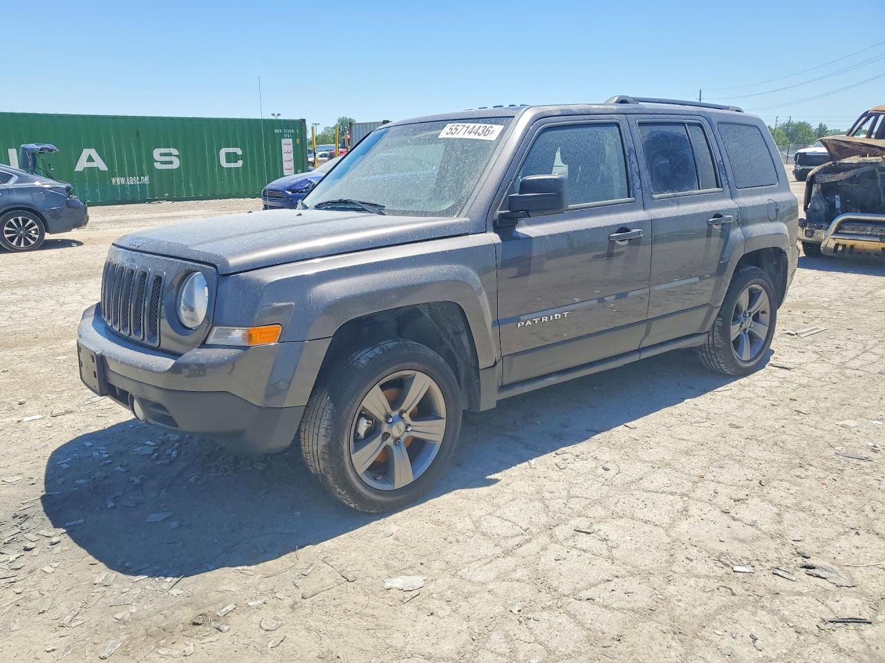 2015 Jeep Patriot Latitude Gray vin: 1C4NJPFA1FD430472