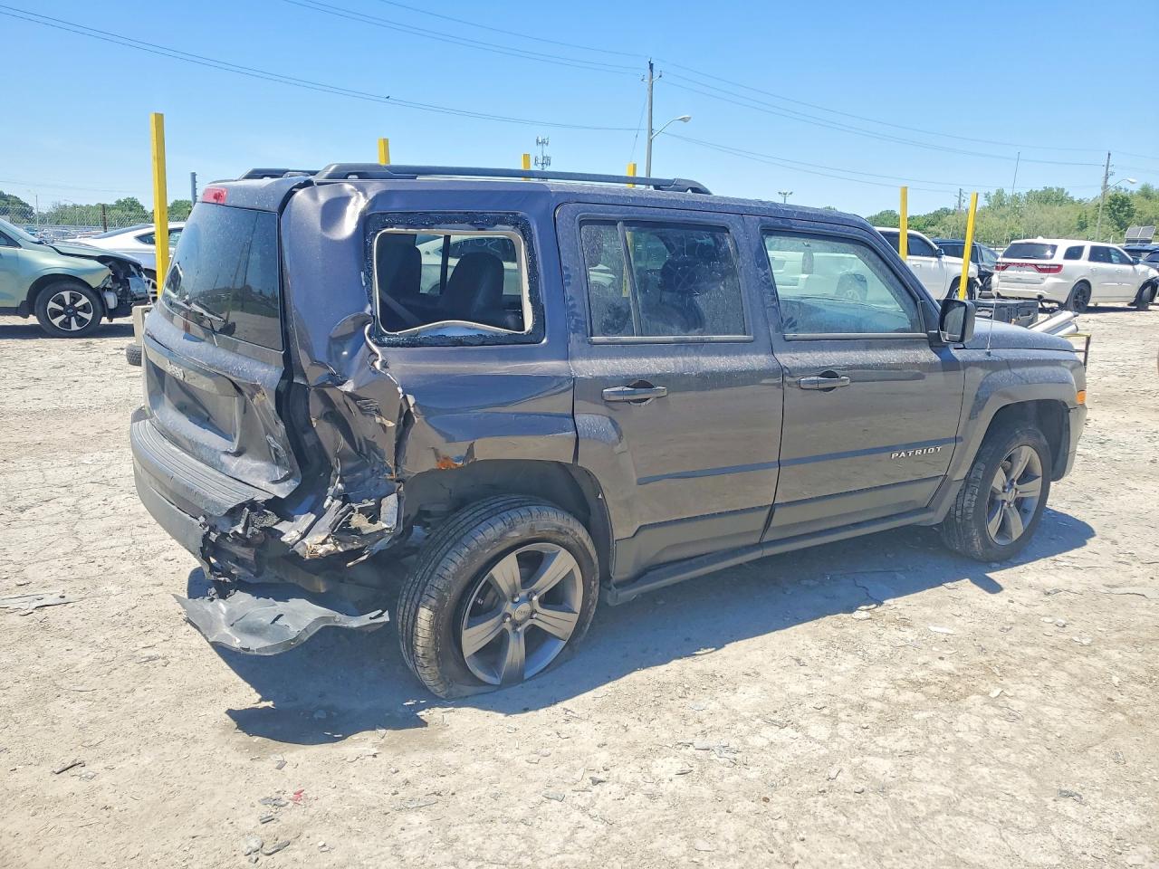 2015 Jeep Patriot Latitude Gray vin: 1C4NJPFA1FD430472