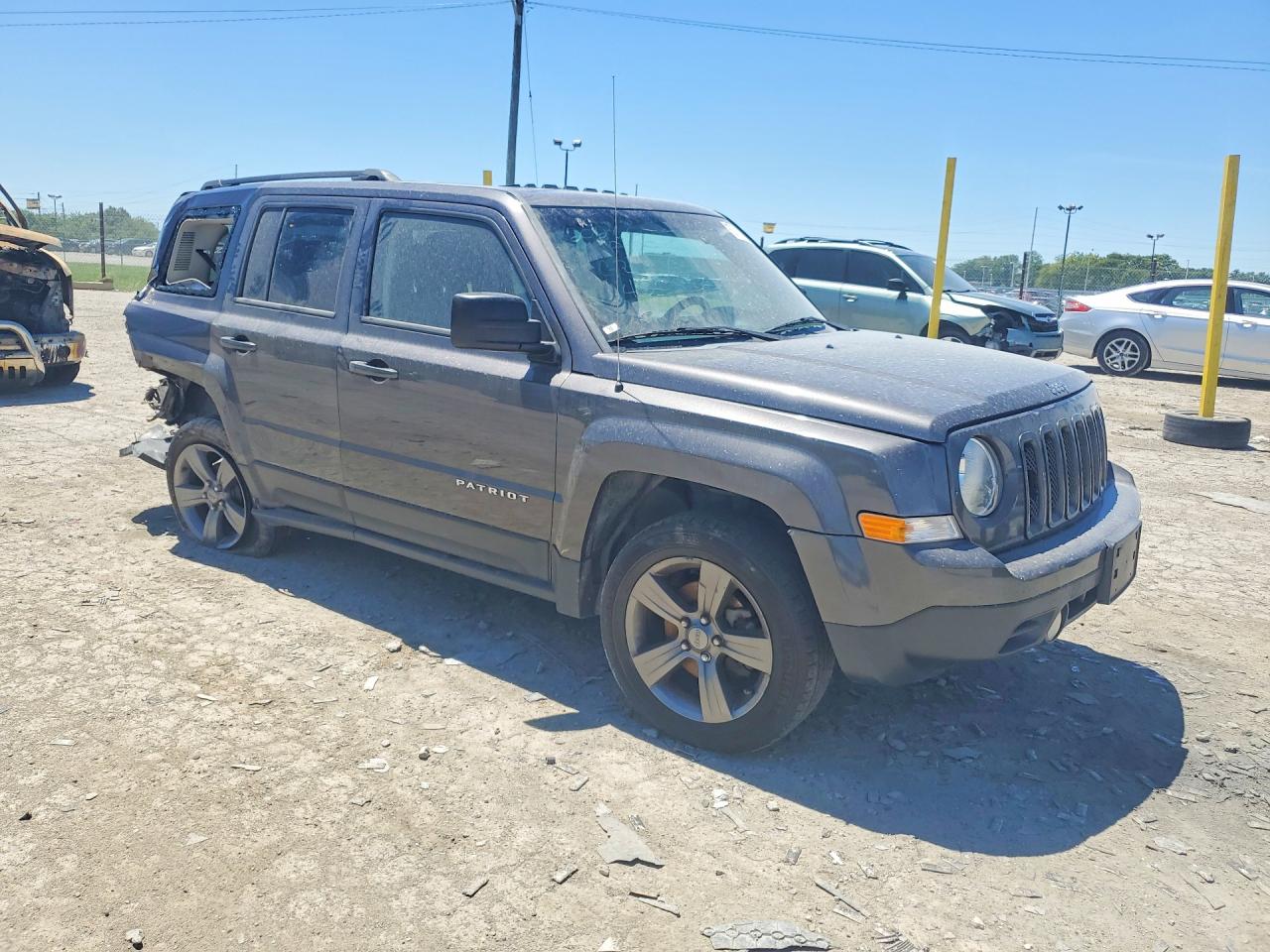 2015 Jeep Patriot Latitude Gray vin: 1C4NJPFA1FD430472