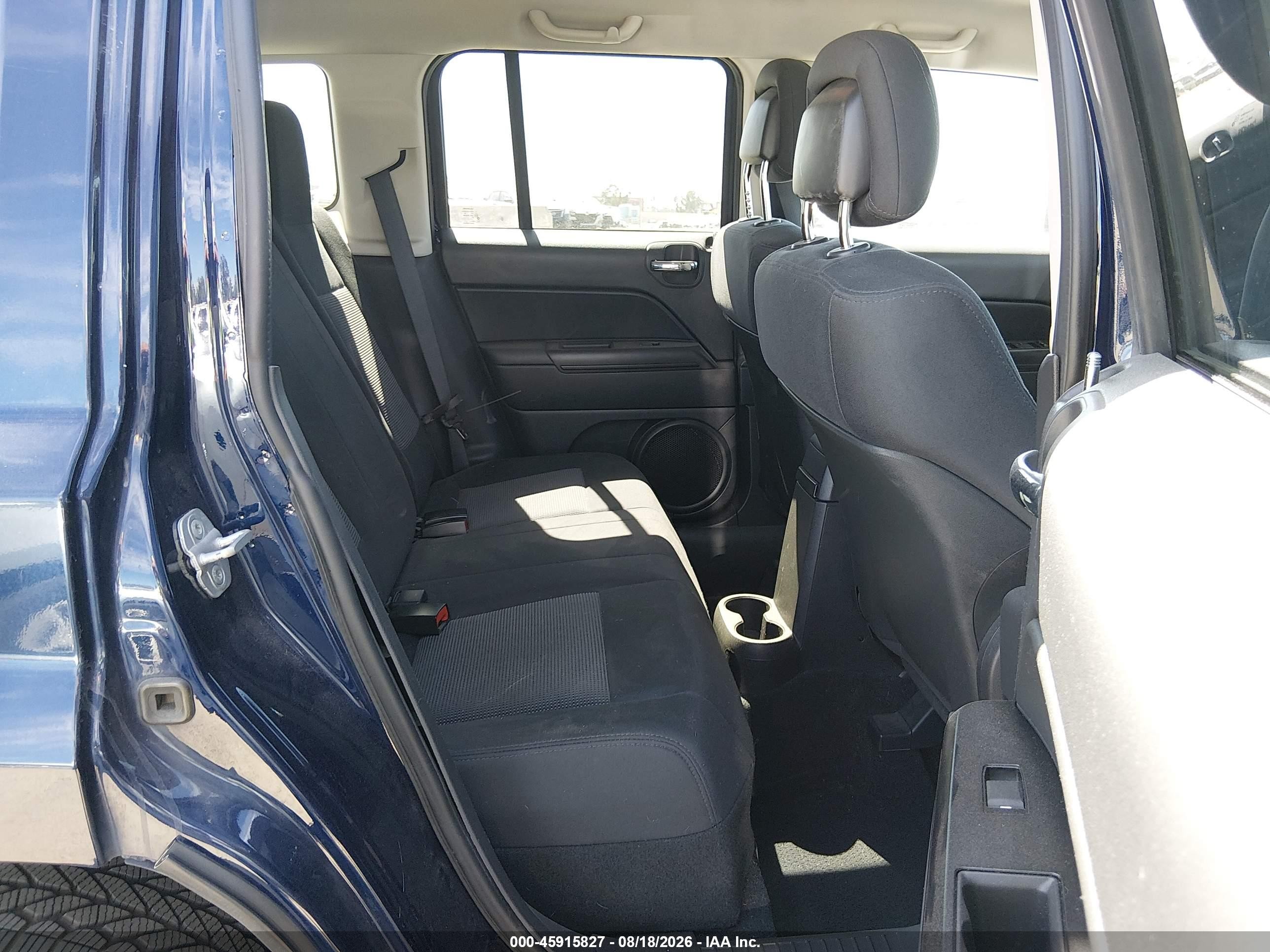 2012 Jeep Patriot Latitude Blue vin: 1C4NJPFA2CD647489