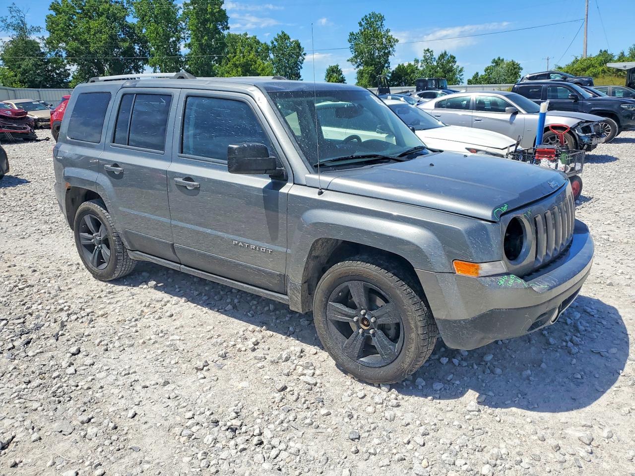 2012 Jeep Patriot Latitude Серый vin: 1C4NJPFA2CD690262