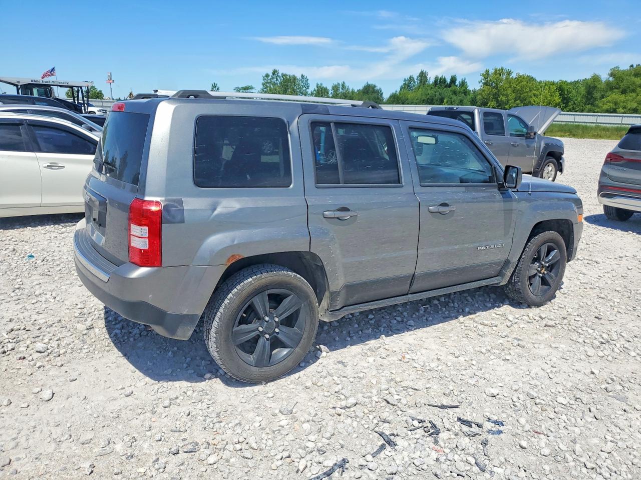 2012 Jeep Patriot Latitude Серый vin: 1C4NJPFA2CD690262