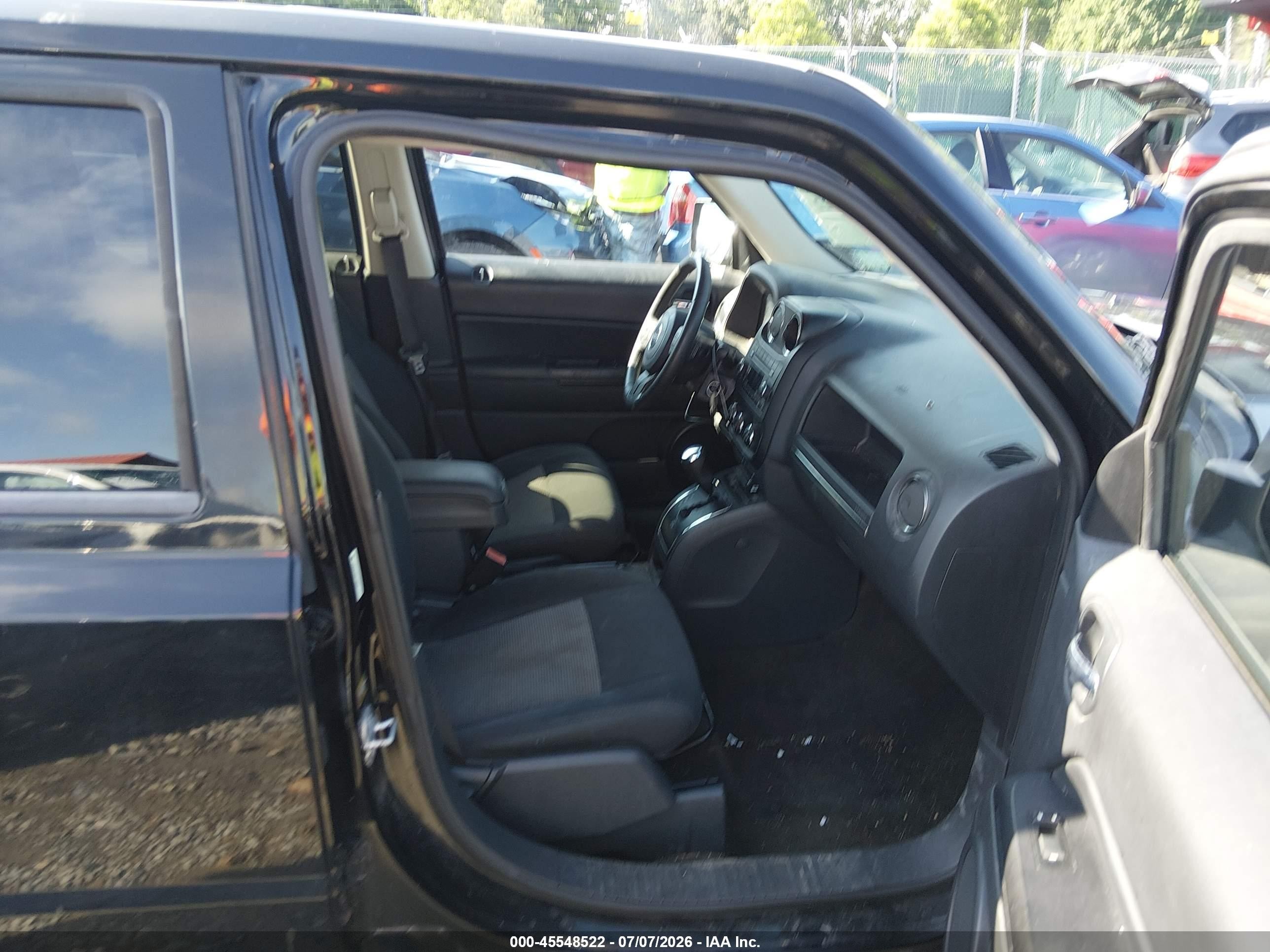 2014 Jeep Patriot Latitude Black vin: 1C4NJPFA2ED648404