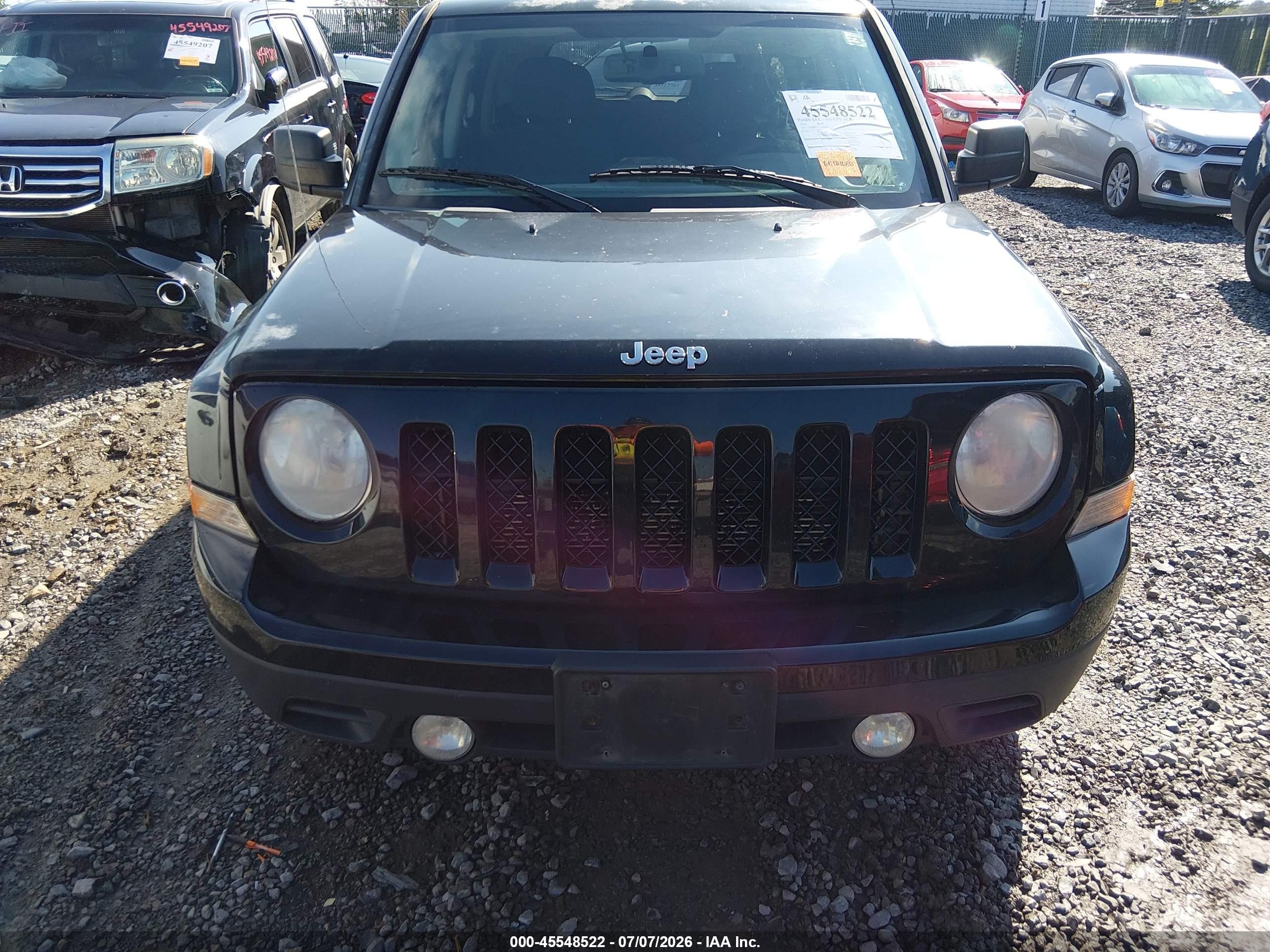 2014 Jeep Patriot Latitude Black vin: 1C4NJPFA2ED648404