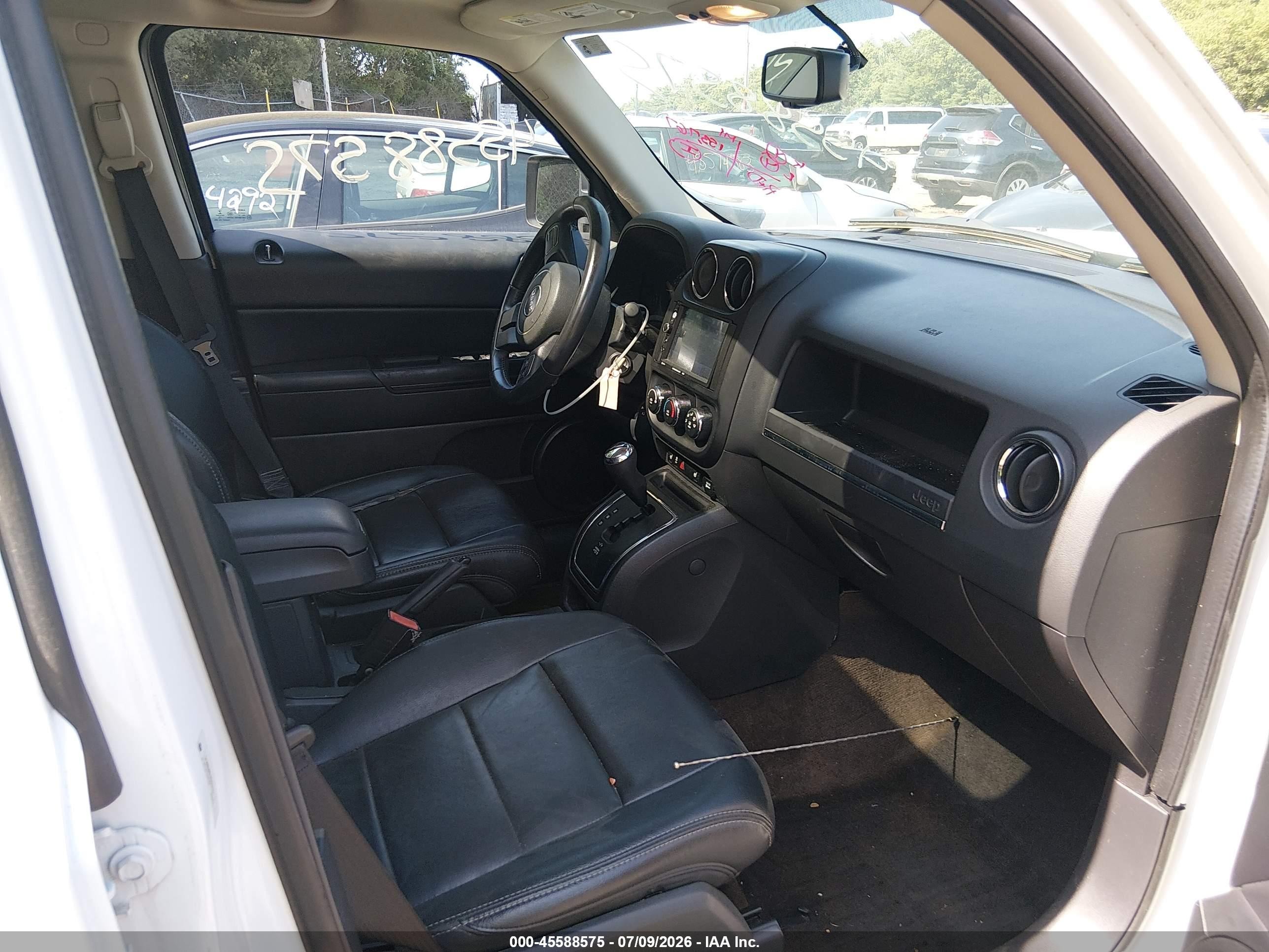 2014 Jeep Patriot High Altitude White vin: 1C4NJPFA2ED680169