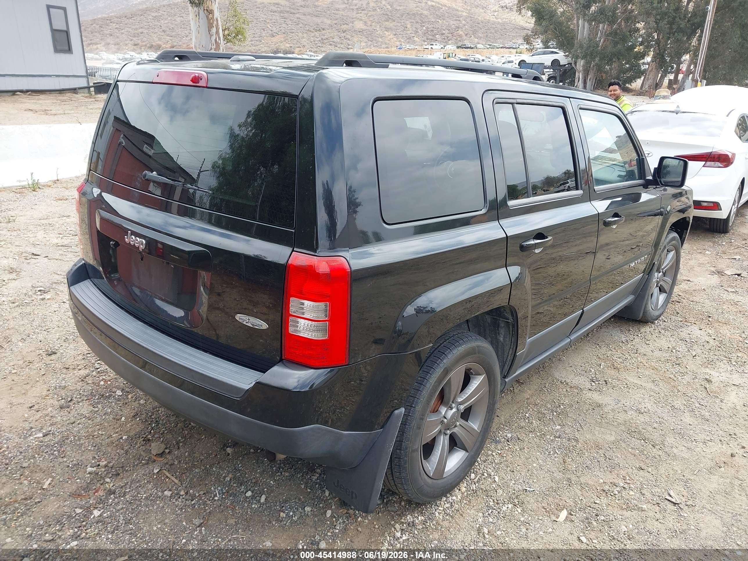 2014 Jeep Patriot High Altitude Black vin: 1C4NJPFA2ED814128