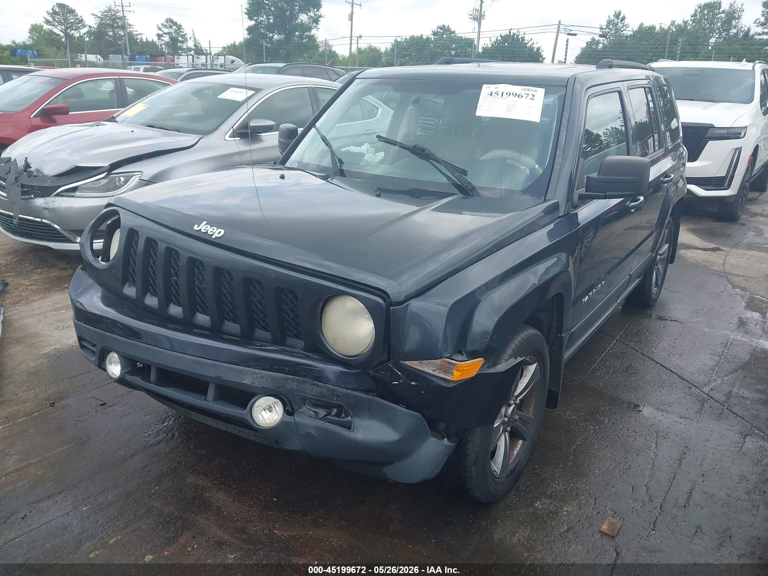2014 Jeep Patriot High Altitude Blue vin: 1C4NJPFA2ED850322