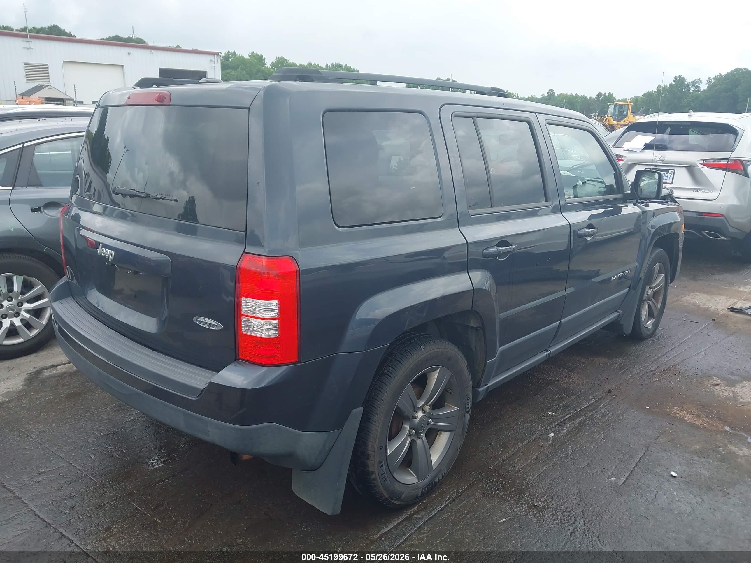 2014 Jeep Patriot High Altitude Blue vin: 1C4NJPFA2ED850322