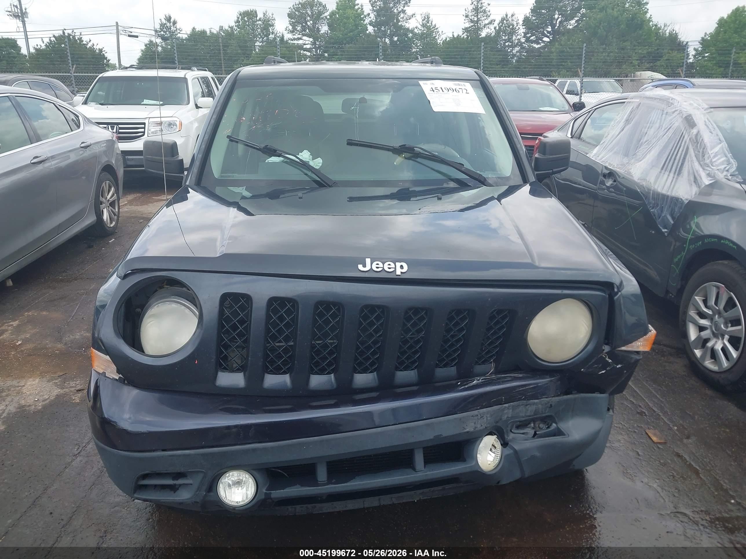 2014 Jeep Patriot High Altitude Blue vin: 1C4NJPFA2ED850322