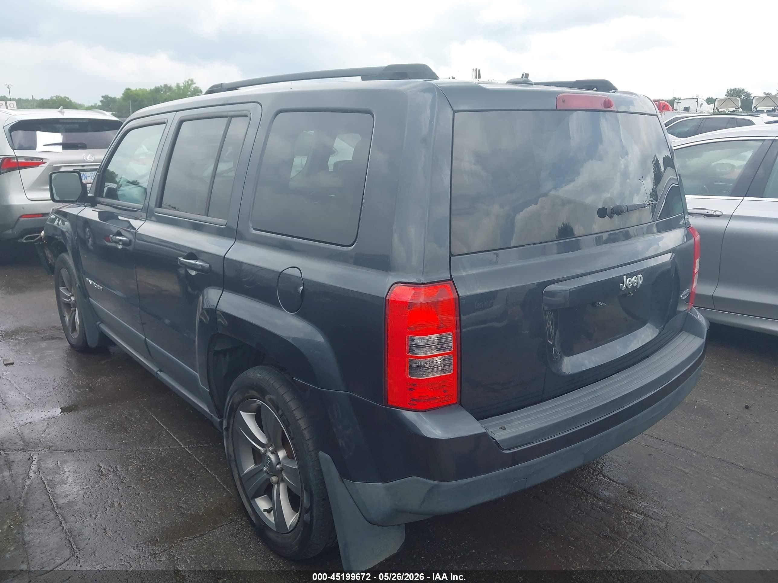 2014 Jeep Patriot High Altitude Blue vin: 1C4NJPFA2ED850322