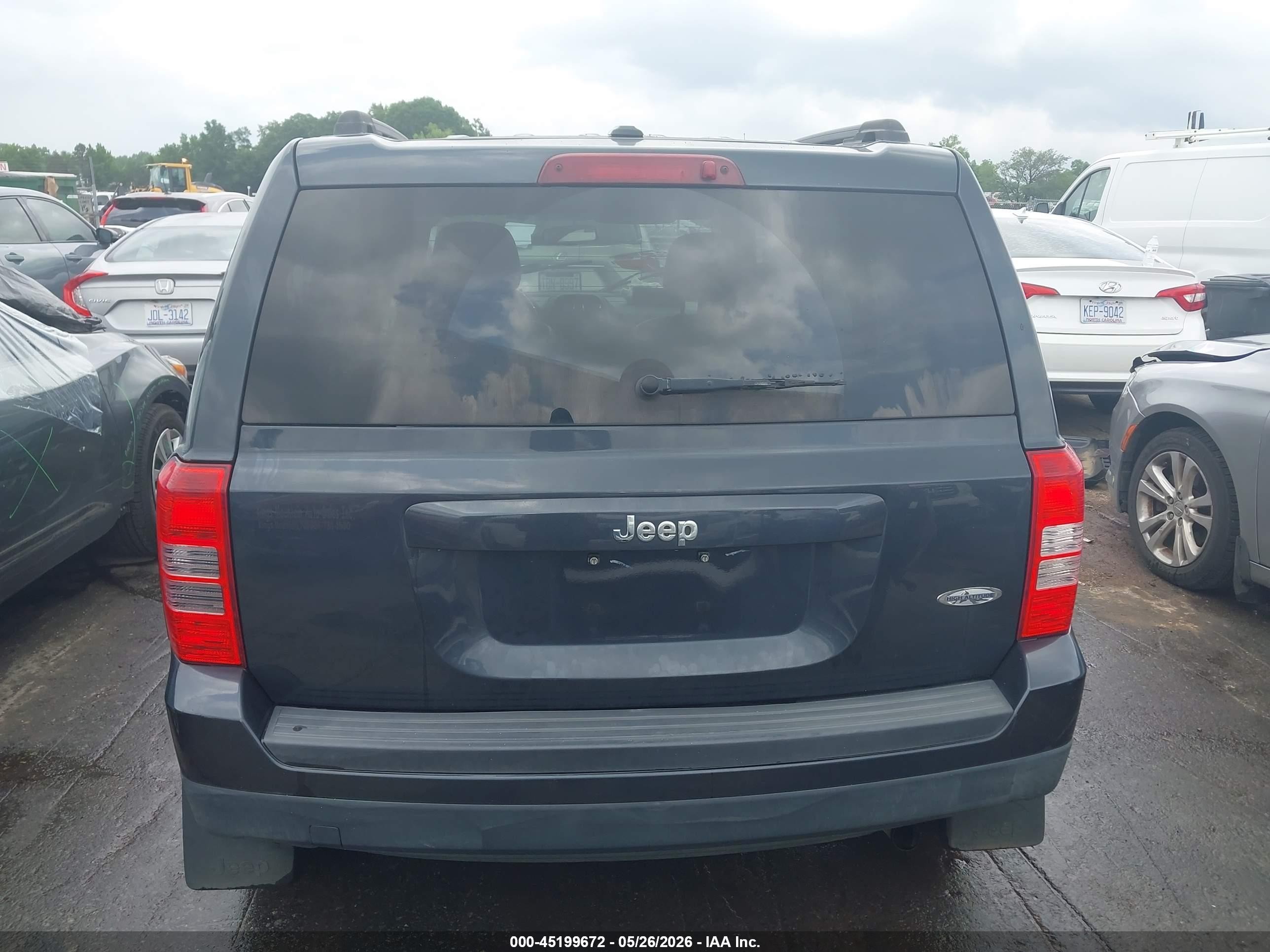 2014 Jeep Patriot High Altitude Blue vin: 1C4NJPFA2ED850322