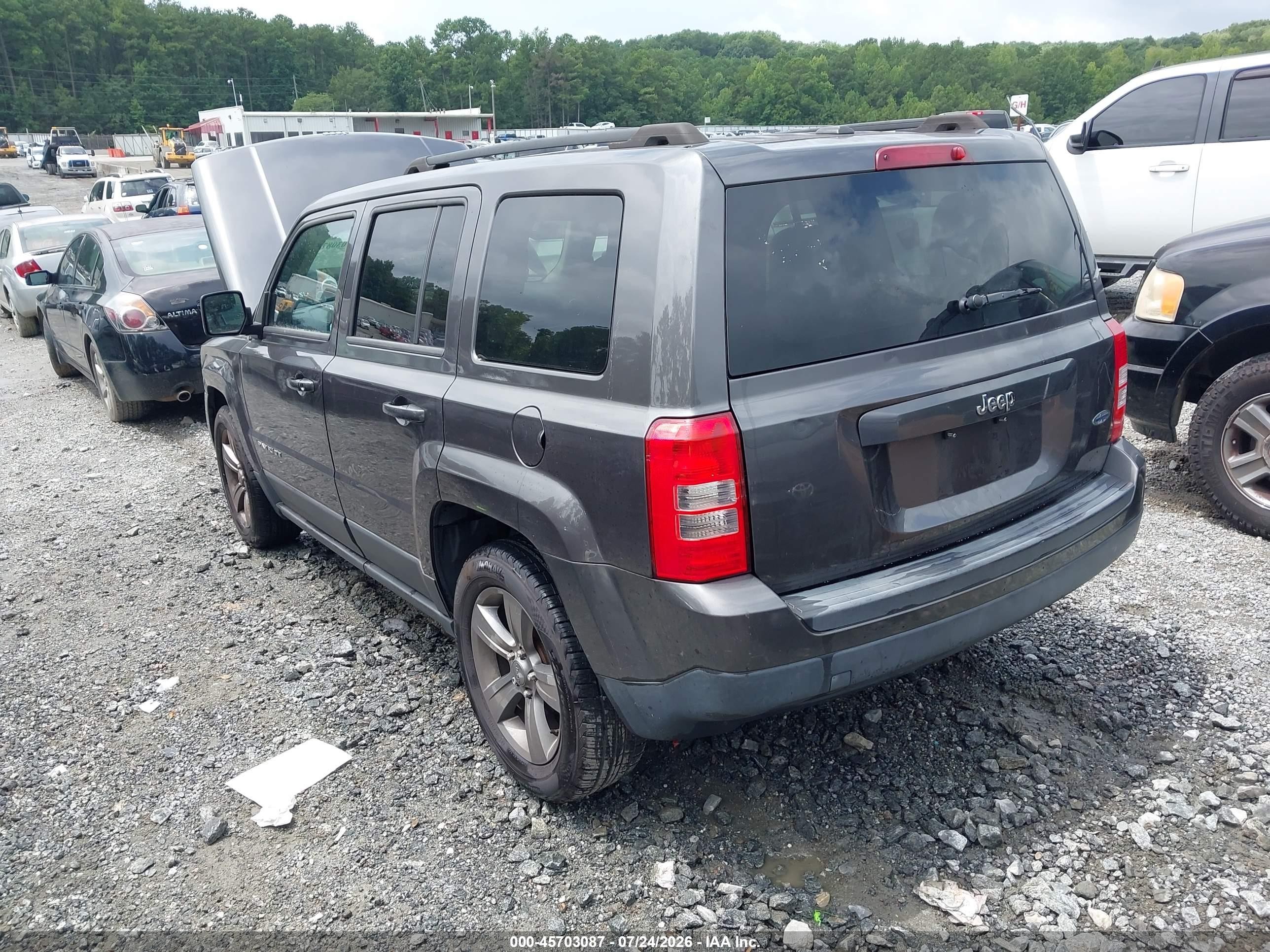 2014 Jeep Patriot High Altitude Серый vin: 1C4NJPFA2ED887645