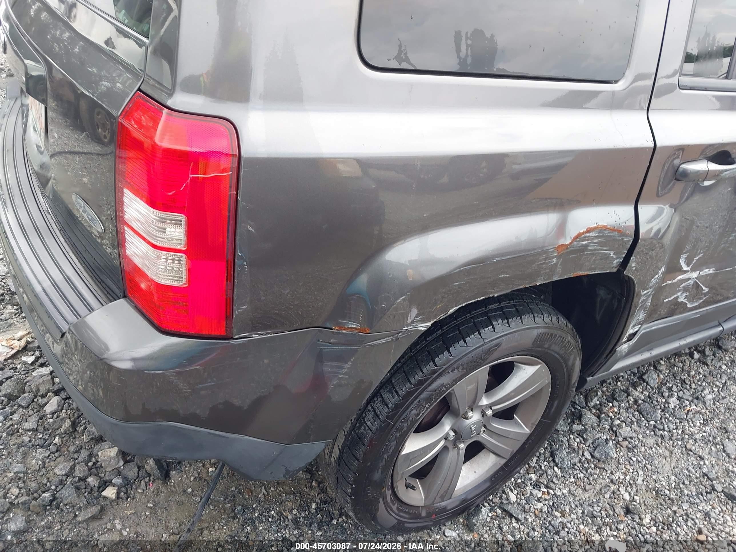 2014 Jeep Patriot High Altitude Серый vin: 1C4NJPFA2ED887645