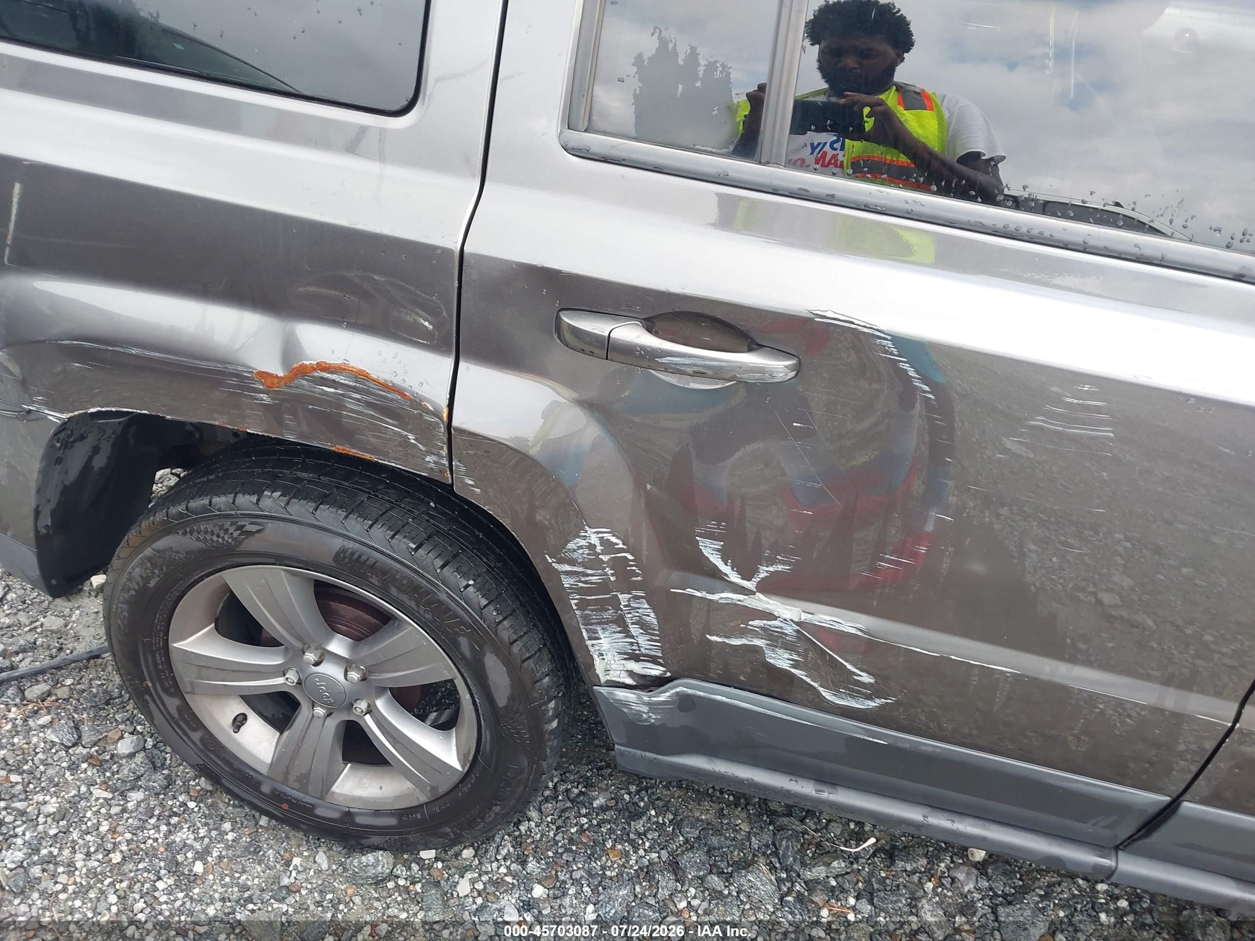 2014 Jeep Patriot High Altitude Серый vin: 1C4NJPFA2ED887645