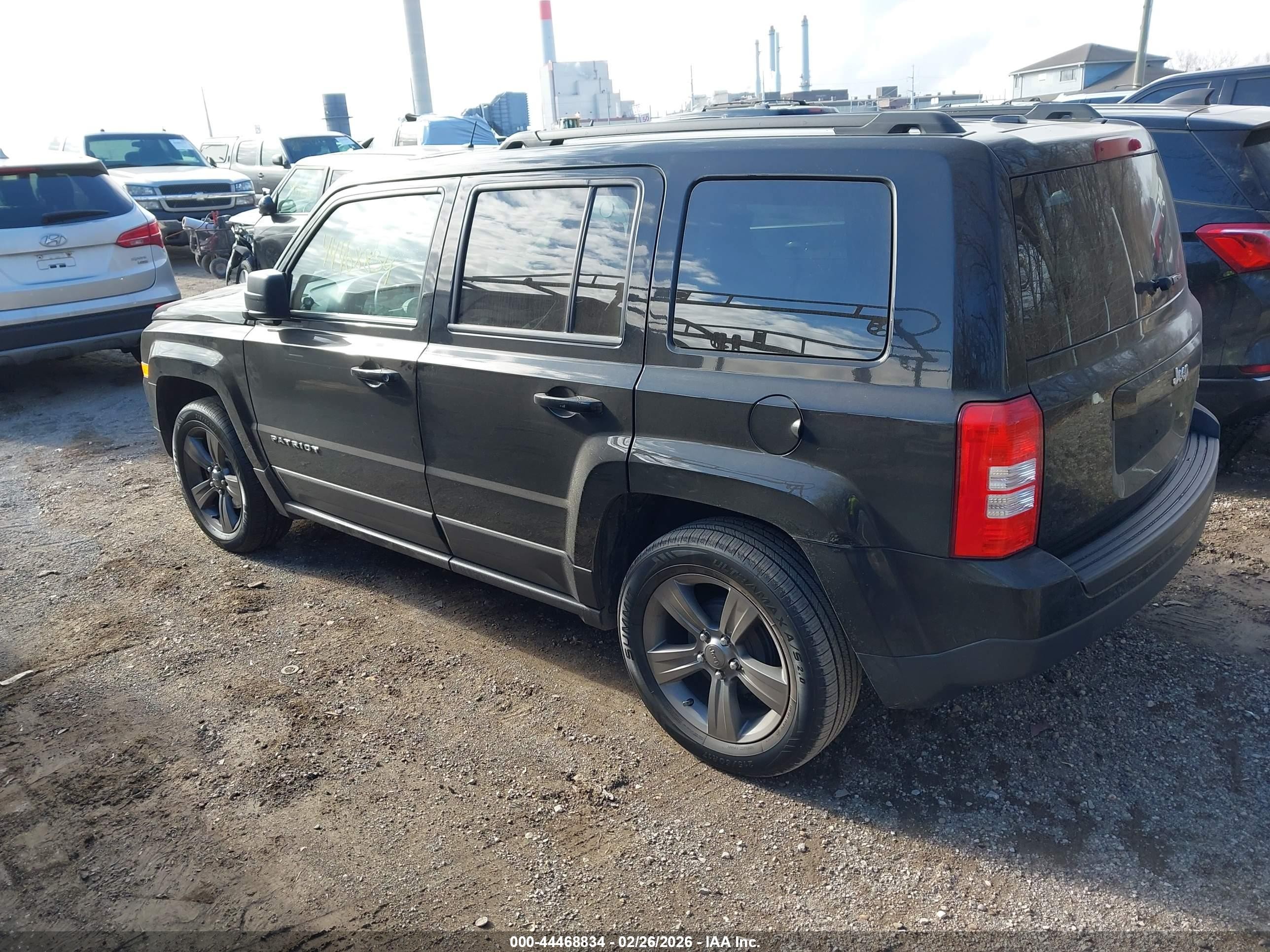 2015 Jeep Patriot High Altitude Edition Black vin: 1C4NJPFA2FD264754