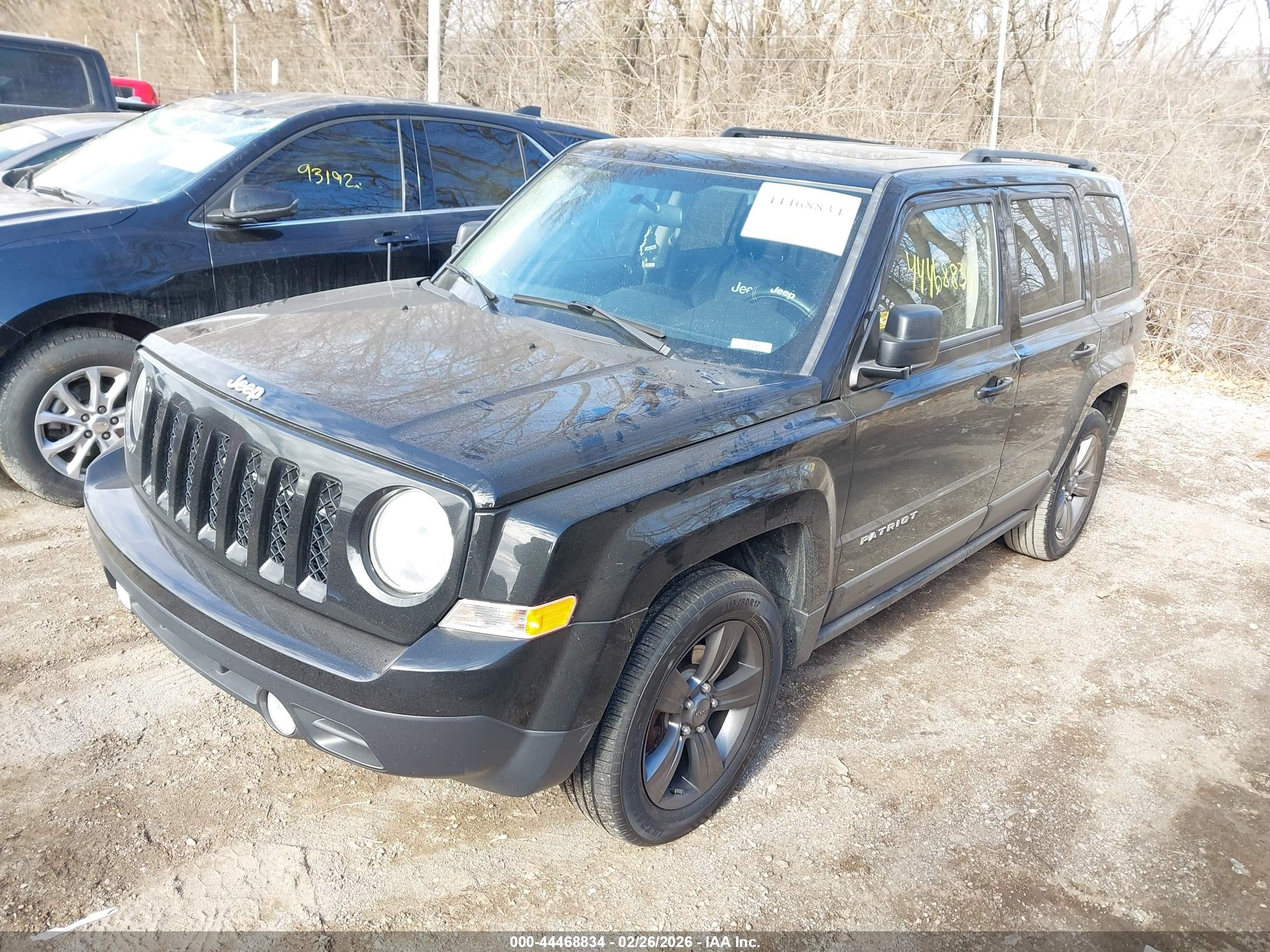 2015 Jeep Patriot High Altitude Edition Black vin: 1C4NJPFA2FD264754