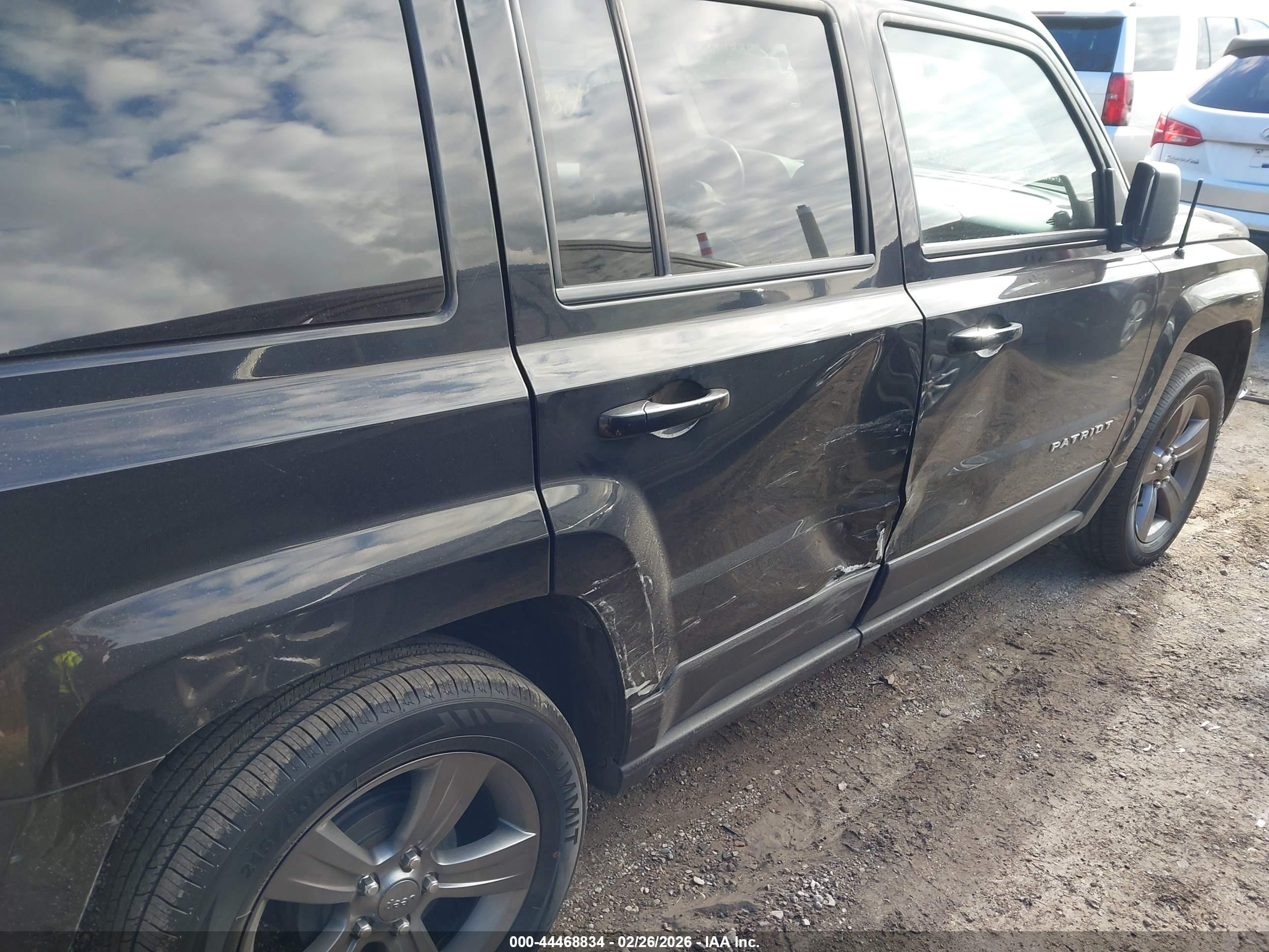 2015 Jeep Patriot High Altitude Edition Black vin: 1C4NJPFA2FD264754