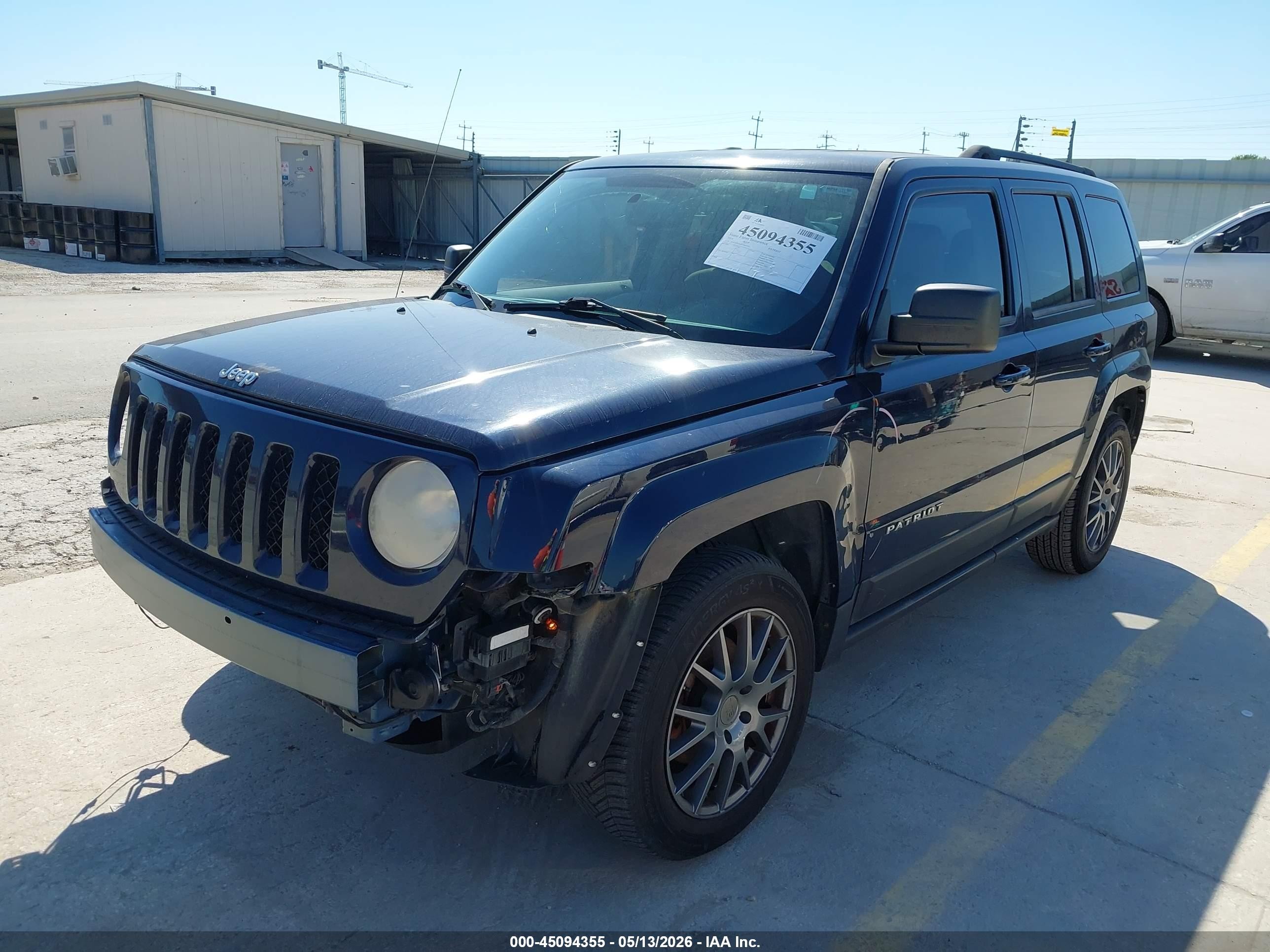 2014 Jeep Patriot Latitude Dark Blue vin: 1C4NJPFA3ED645141