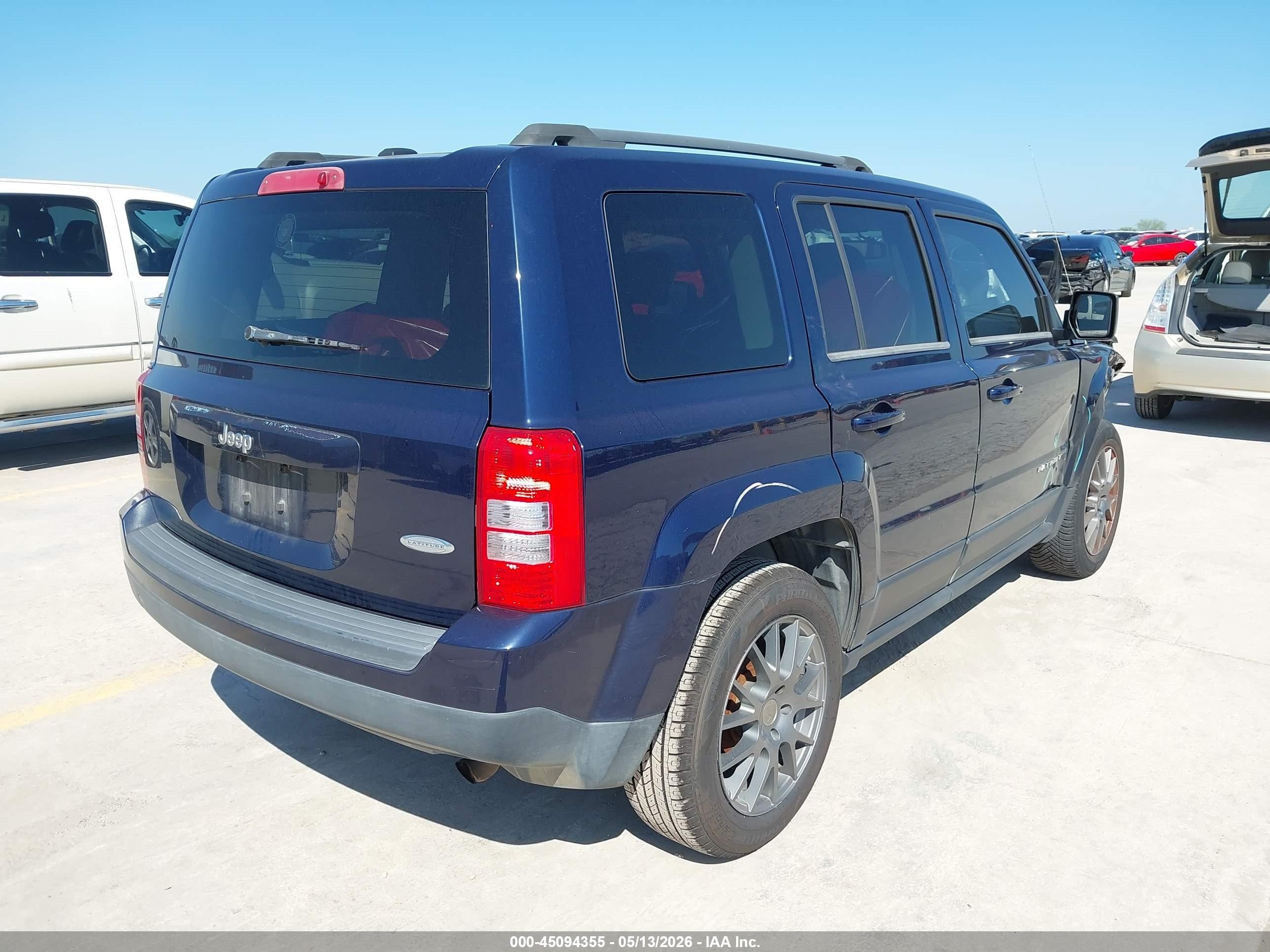 2014 Jeep Patriot Latitude Dark Blue vin: 1C4NJPFA3ED645141