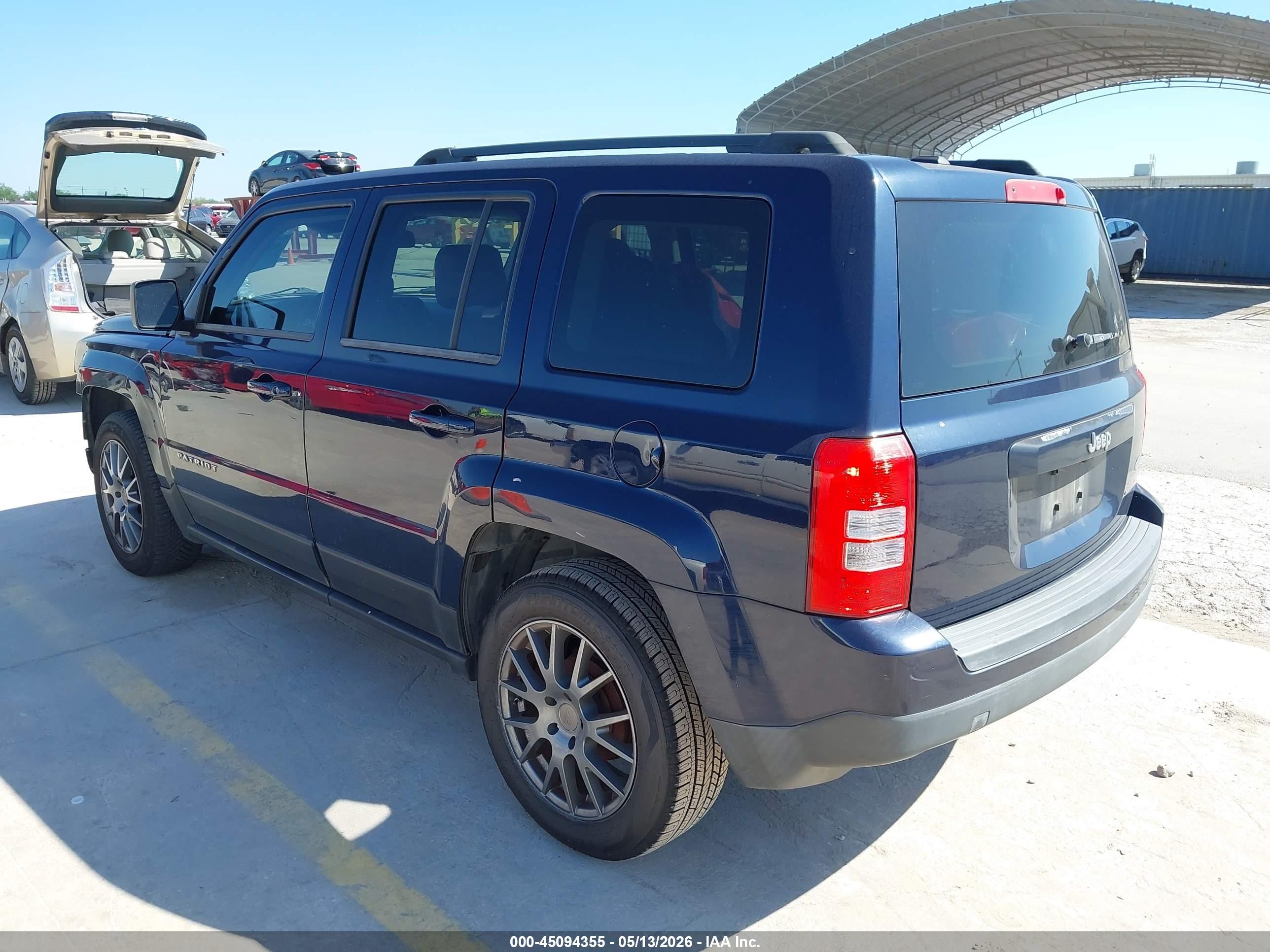 2014 Jeep Patriot Latitude Dark Blue vin: 1C4NJPFA3ED645141
