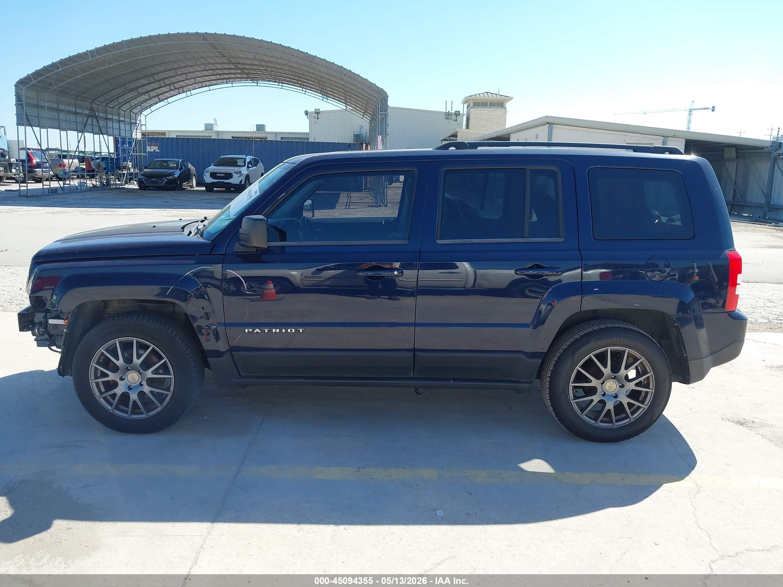 2014 Jeep Patriot Latitude Dark Blue vin: 1C4NJPFA3ED645141