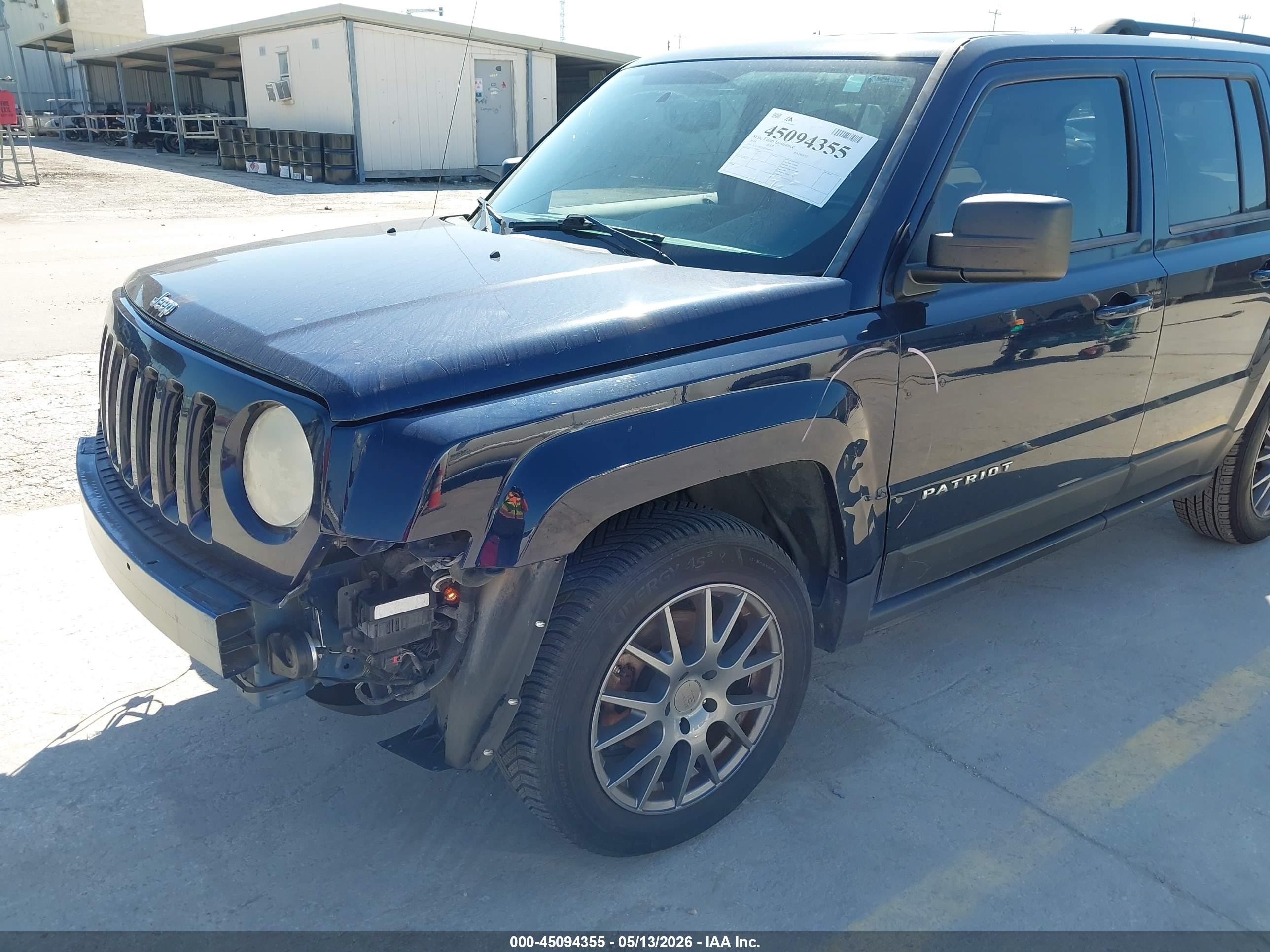 2014 Jeep Patriot Latitude Dark Blue vin: 1C4NJPFA3ED645141
