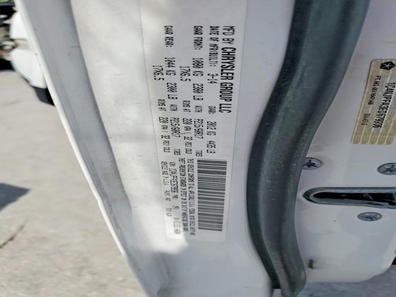 2014 Jeep Patriot Latitude White vin: 1C4NJPFA3ED679936
