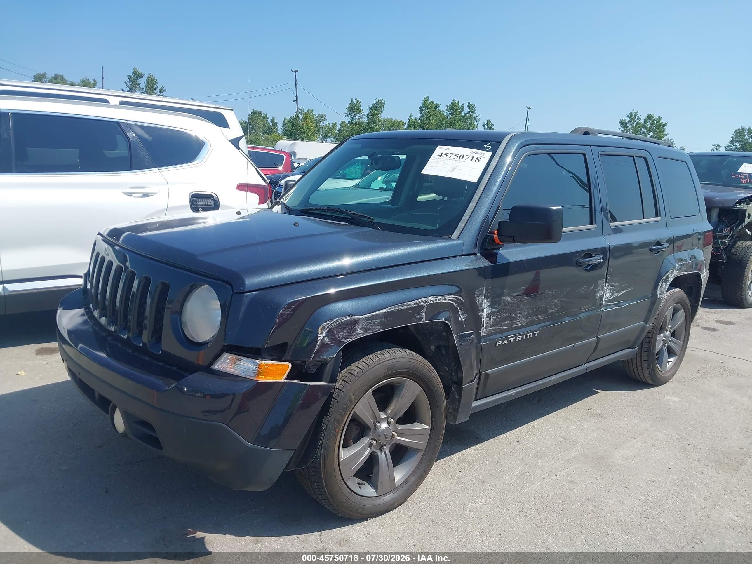 2014 Jeep Patriot High Altitude Gray vin: 1C4NJPFA3ED757809