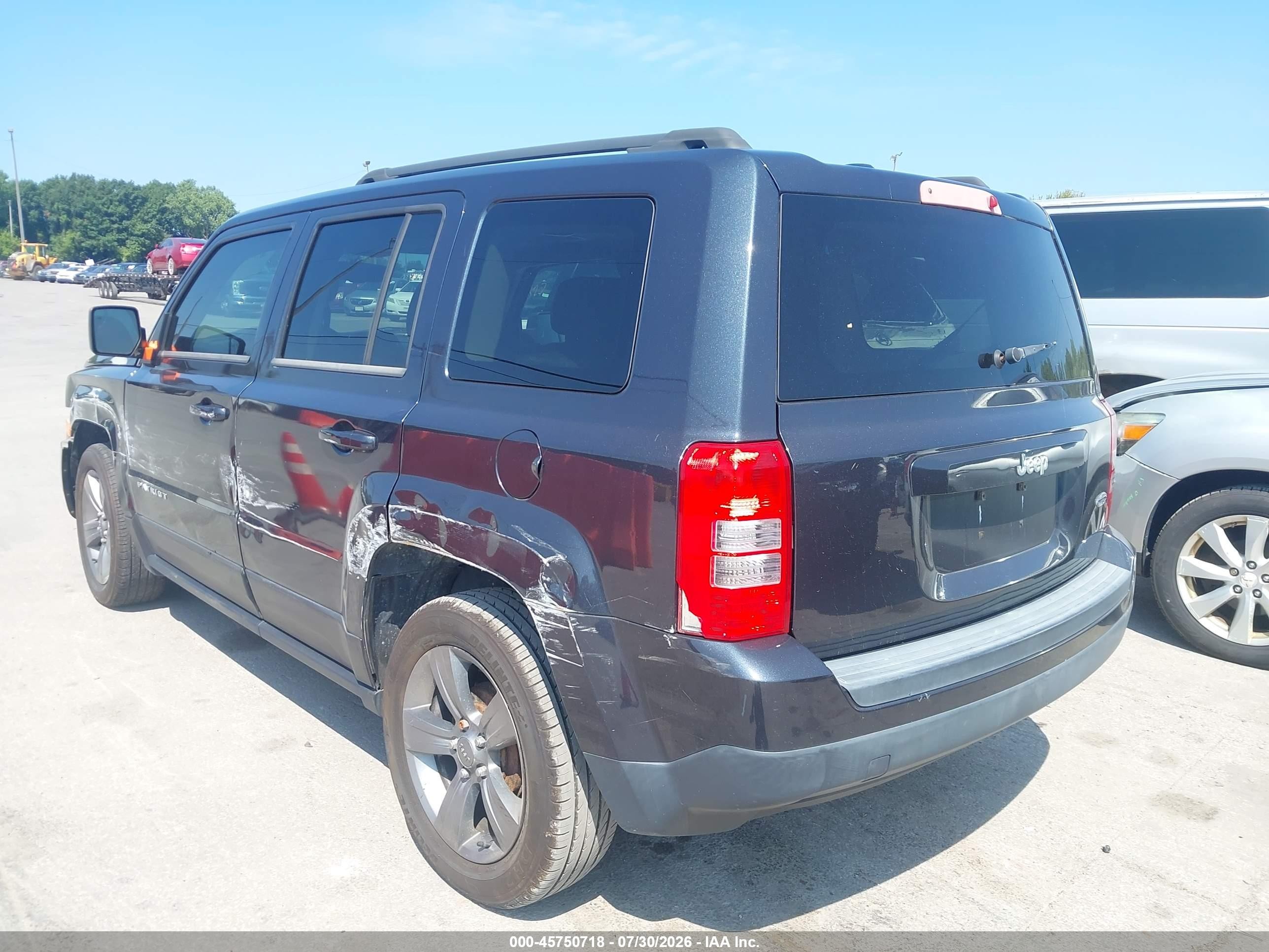 2014 Jeep Patriot High Altitude Gray vin: 1C4NJPFA3ED757809