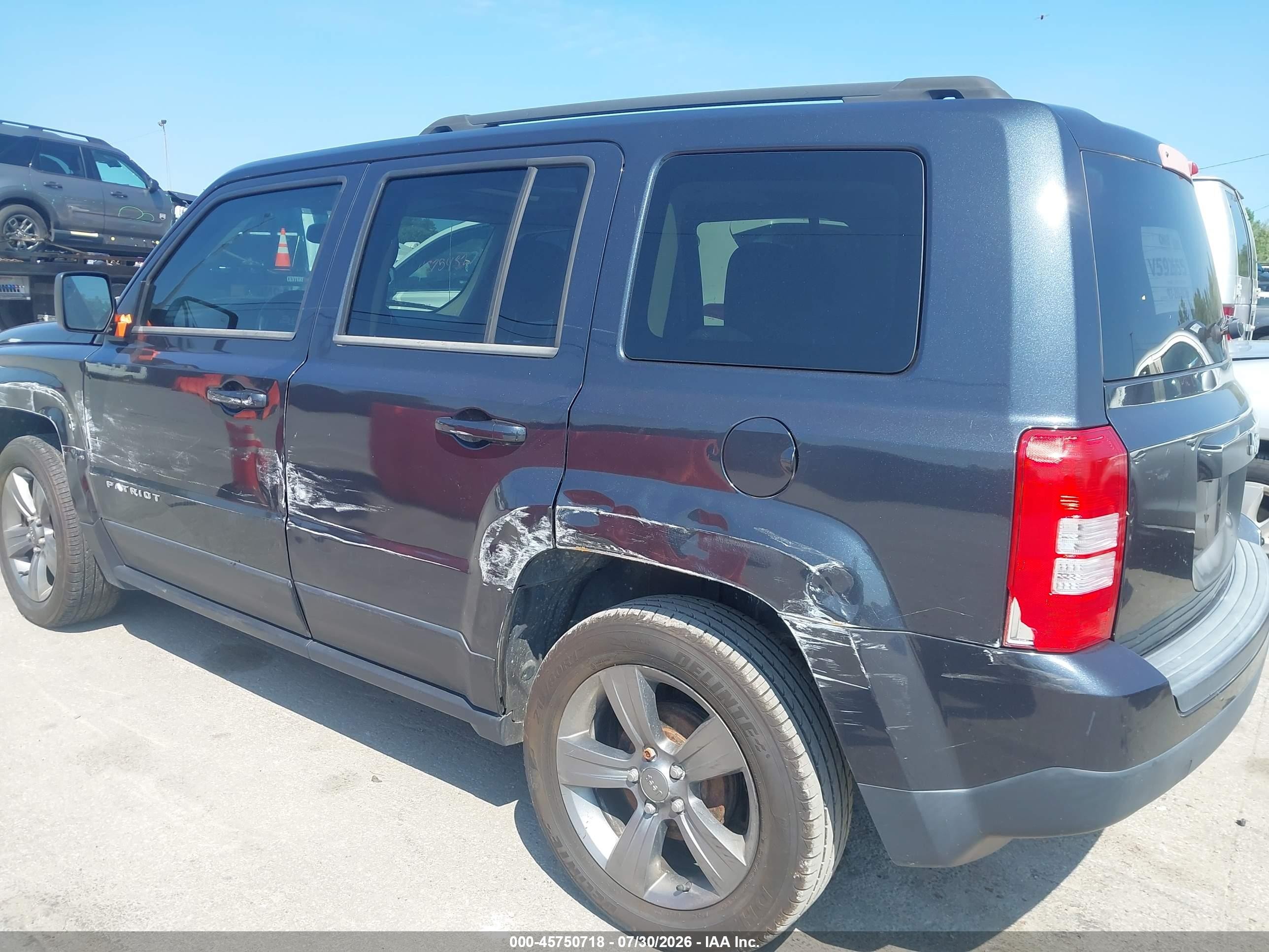 2014 Jeep Patriot High Altitude Gray vin: 1C4NJPFA3ED757809