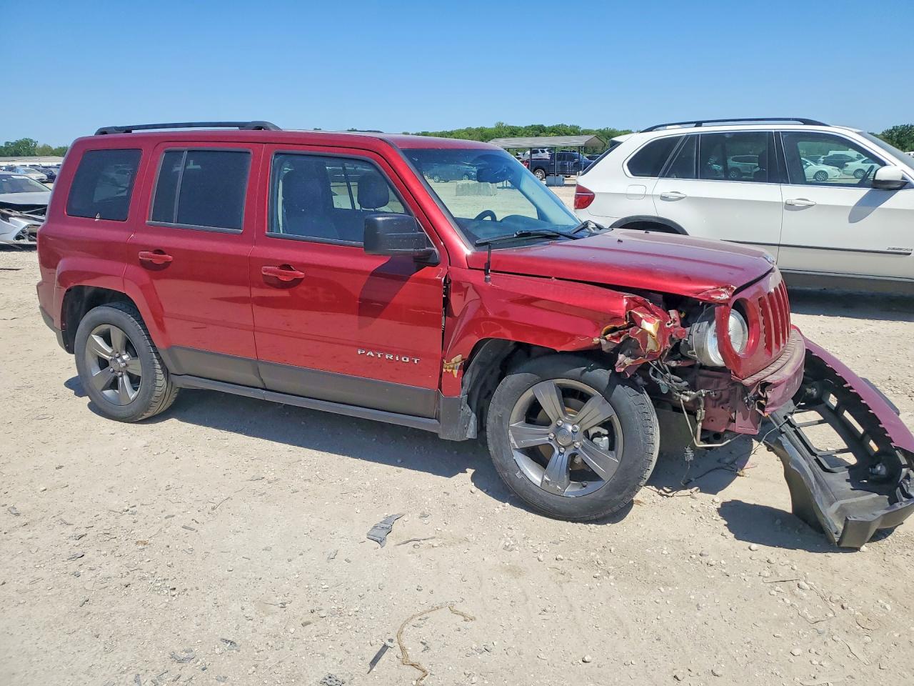 2015 Jeep Patriot Latitude Красный vin: 1C4NJPFA3FD220892