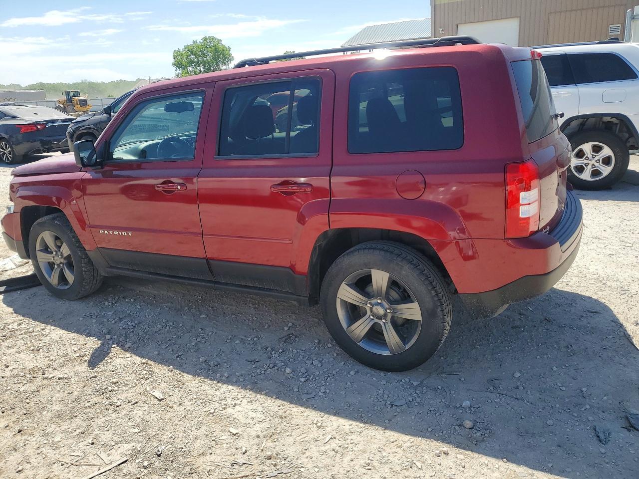 2015 Jeep Patriot Latitude Красный vin: 1C4NJPFA3FD220892