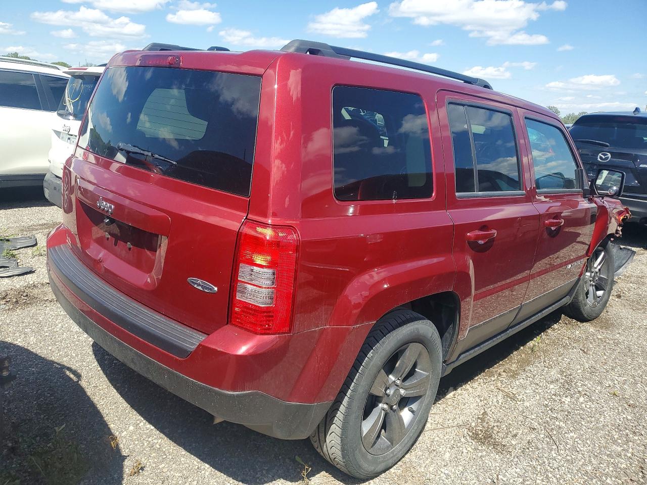 2015 Jeep Patriot Latitude Красный vin: 1C4NJPFA3FD220892