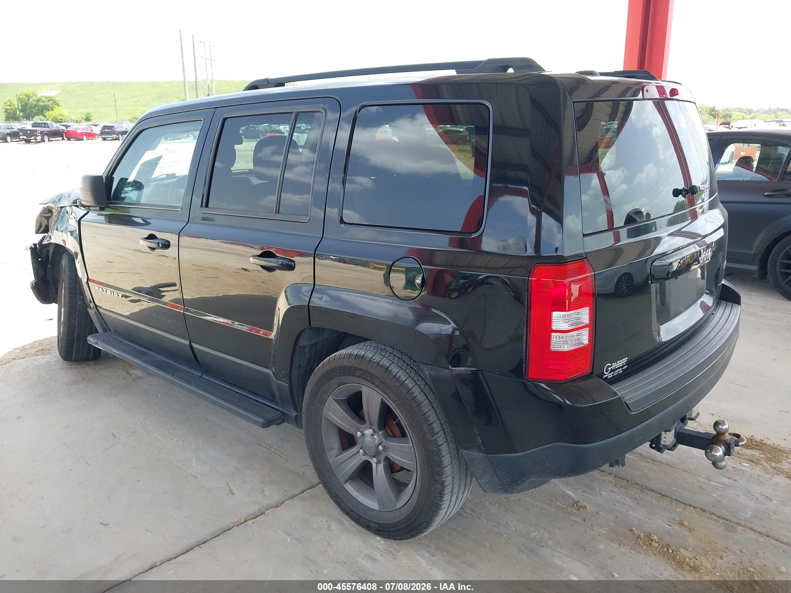 2015 Jeep Patriot High Altitude Edition Черный vin: 1C4NJPFA3FD282163