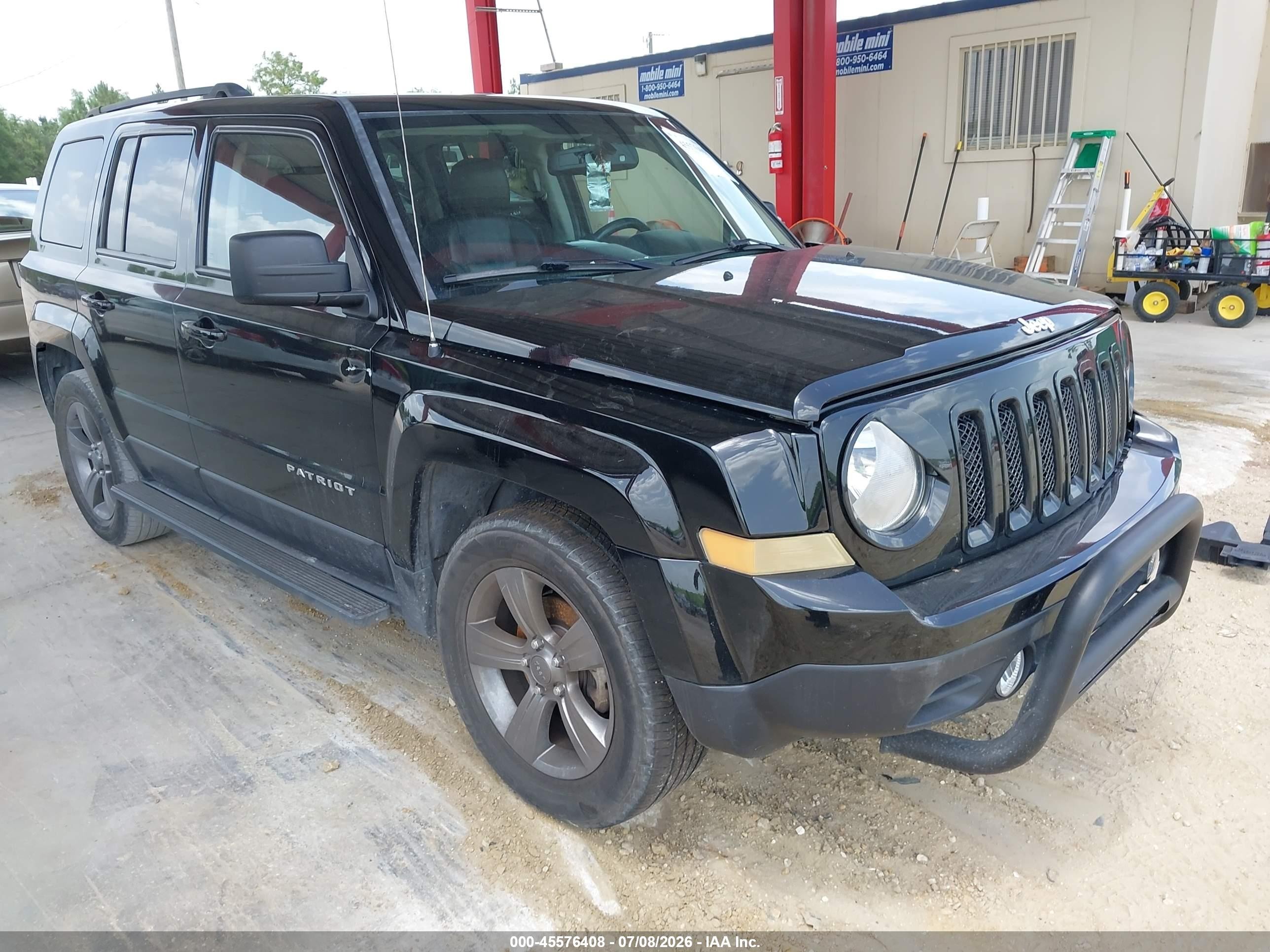 2015 Jeep Patriot High Altitude Edition Черный vin: 1C4NJPFA3FD282163