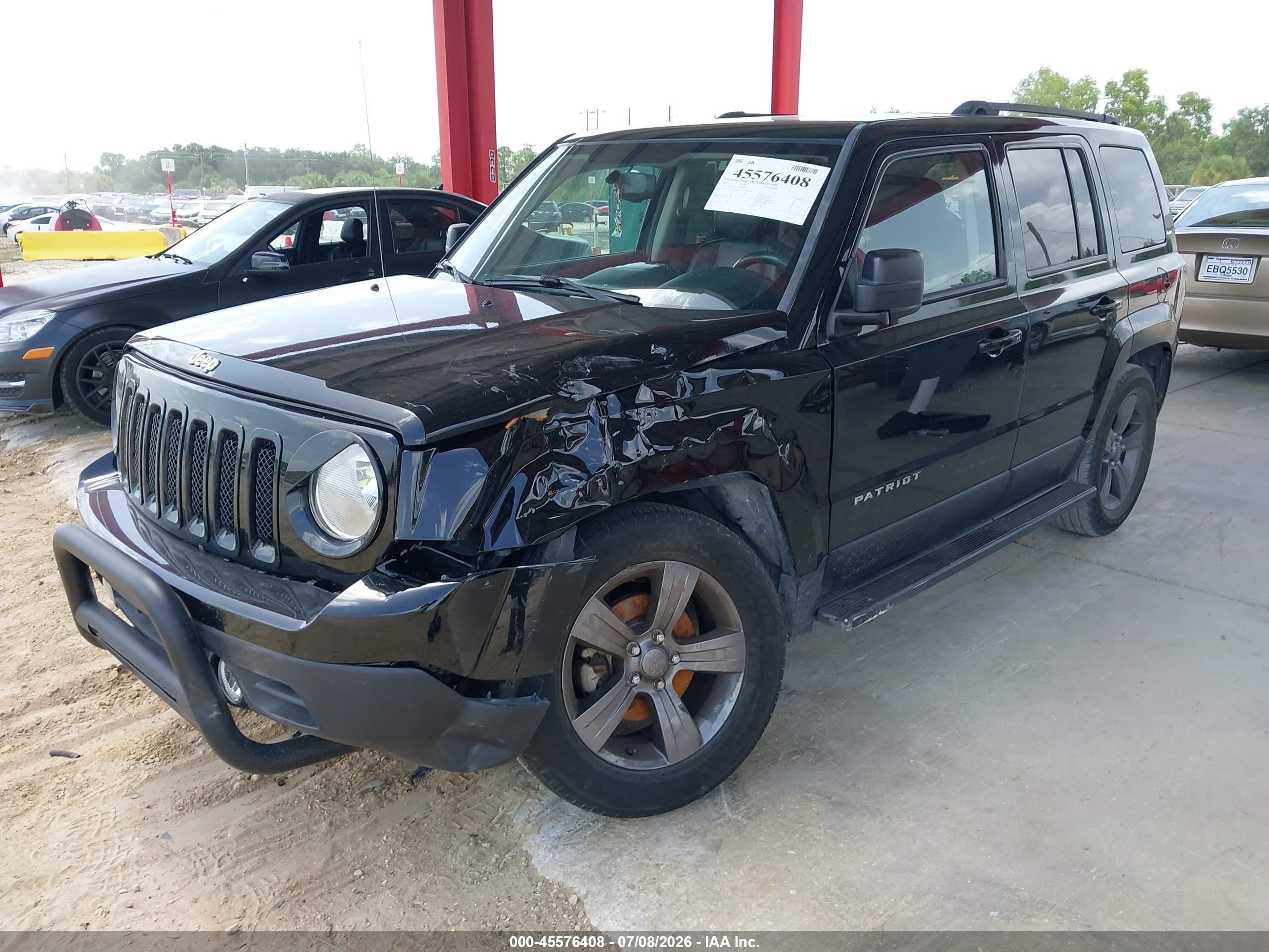 2015 Jeep Patriot High Altitude Edition Черный vin: 1C4NJPFA3FD282163
