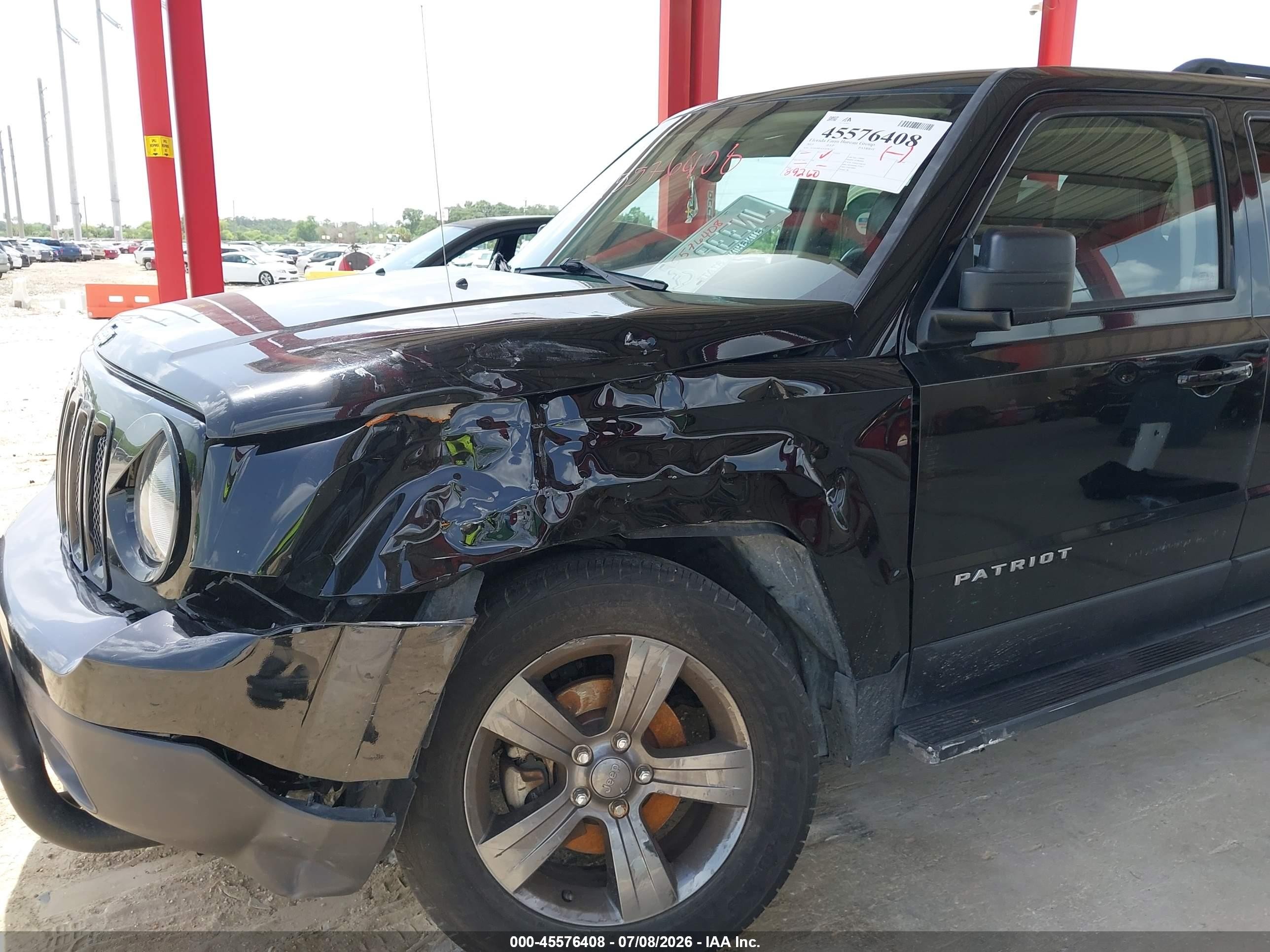 2015 Jeep Patriot High Altitude Edition Черный vin: 1C4NJPFA3FD282163