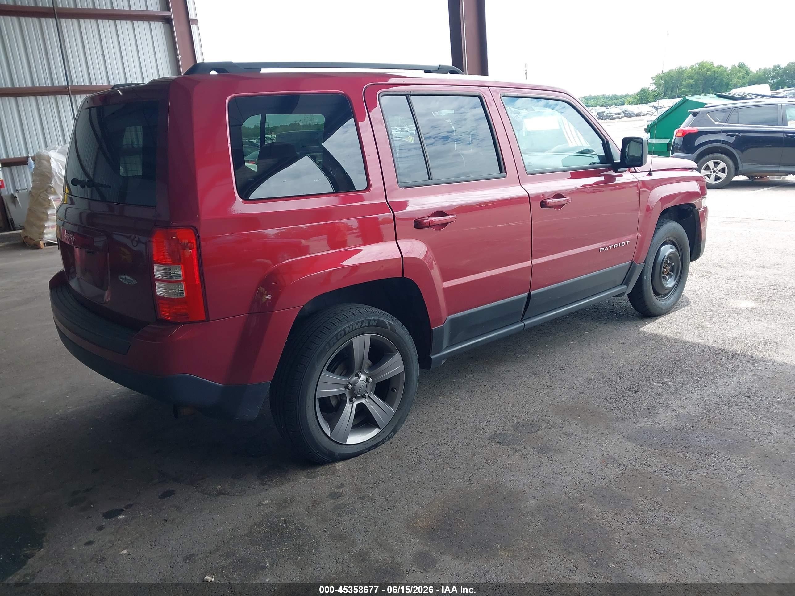 2015 Jeep Patriot High Altitude Edition Red vin: 1C4NJPFA3FD428352