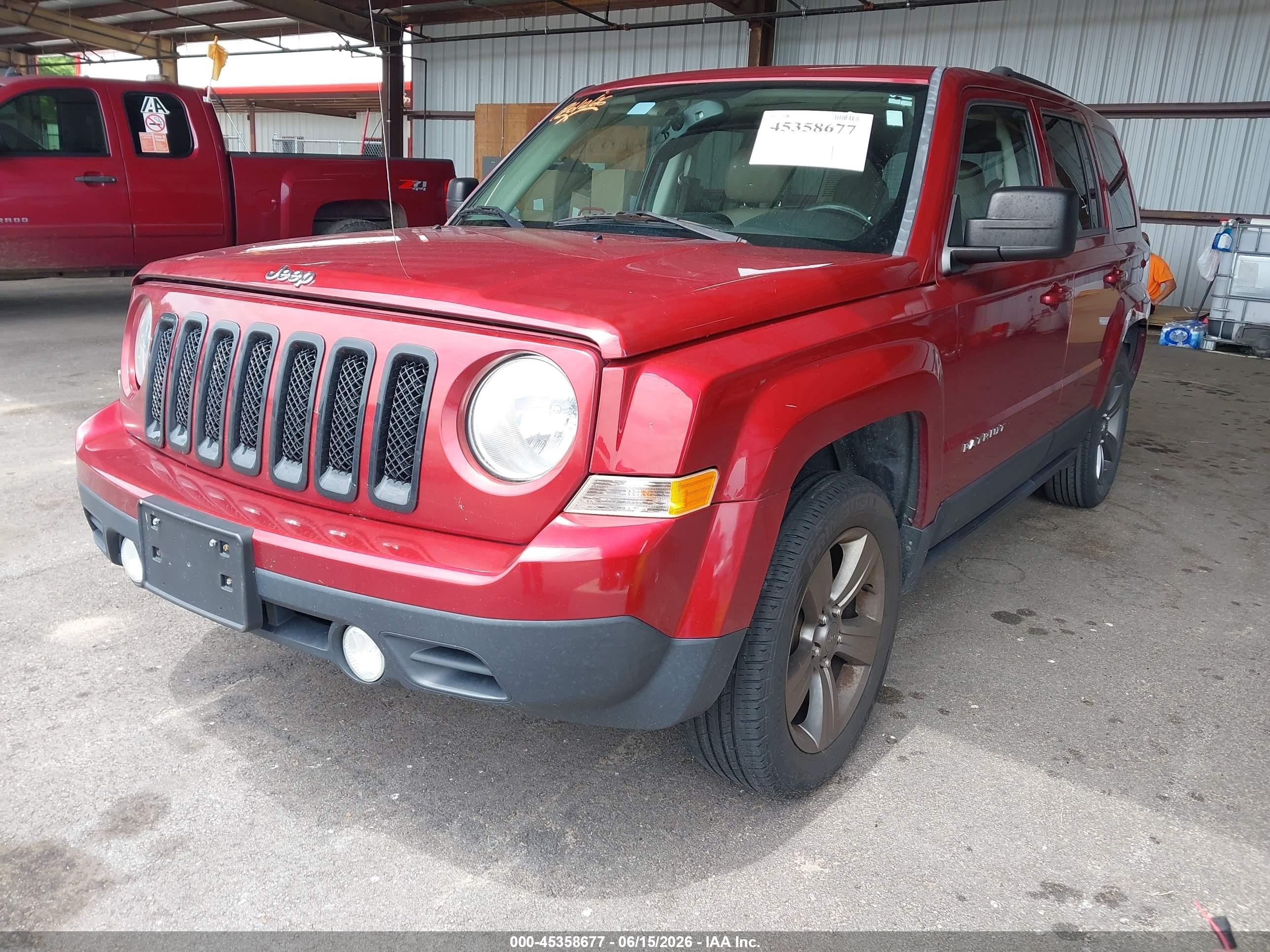 2015 Jeep Patriot High Altitude Edition Red vin: 1C4NJPFA3FD428352