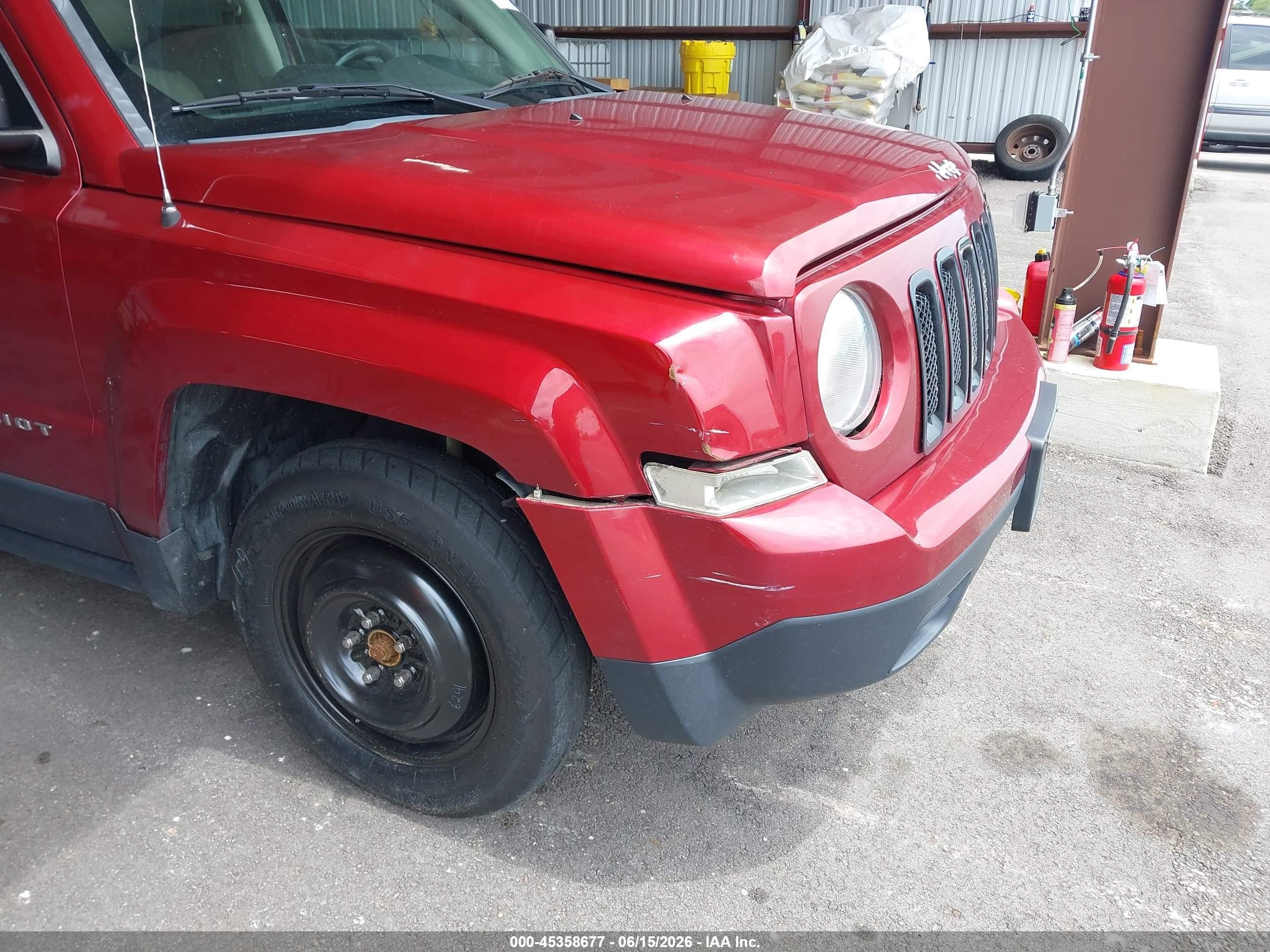 2015 Jeep Patriot High Altitude Edition Red vin: 1C4NJPFA3FD428352