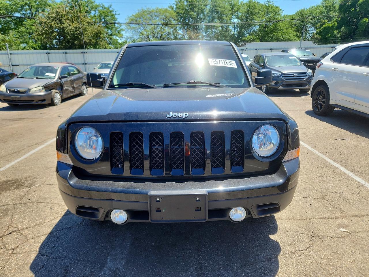 2014 Jeep Patriot Latitude Black vin: 1C4NJPFA4ED529740