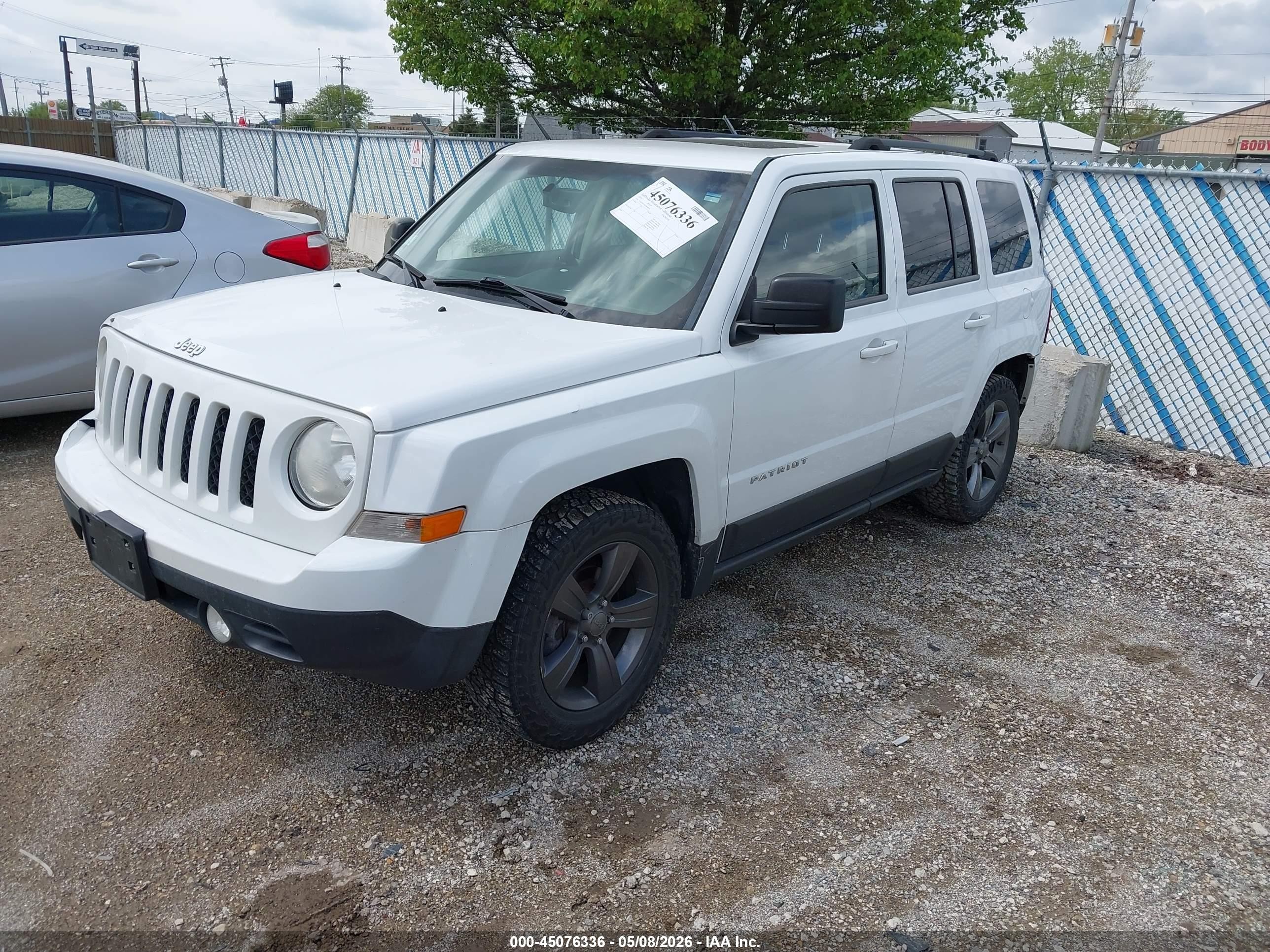2014 Jeep Patriot High Altitude White vin: 1C4NJPFA4ED666824