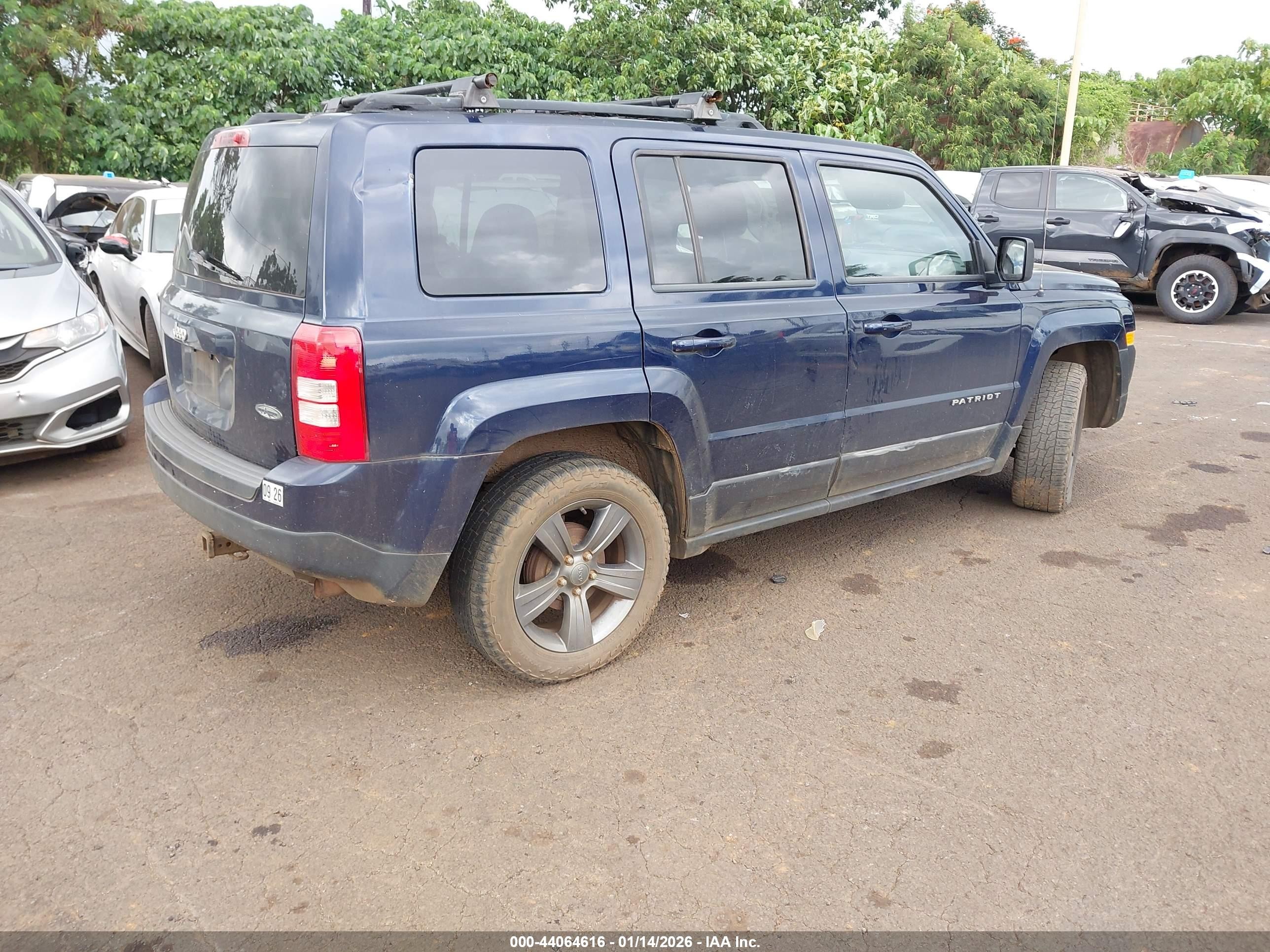 2014 Jeep Patriot High Altitude Синий vin: 1C4NJPFA4ED752764