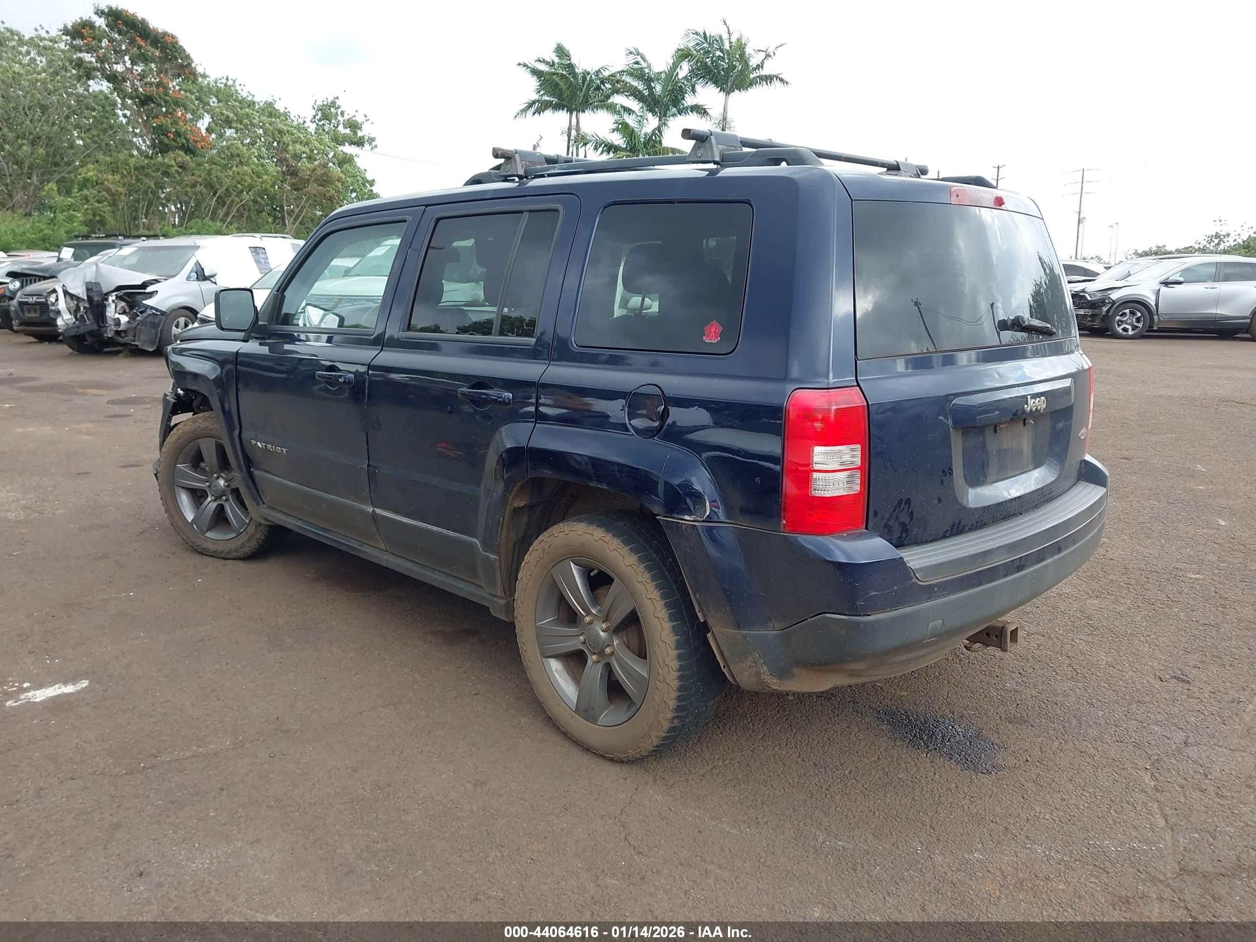 2014 Jeep Patriot High Altitude Синий vin: 1C4NJPFA4ED752764